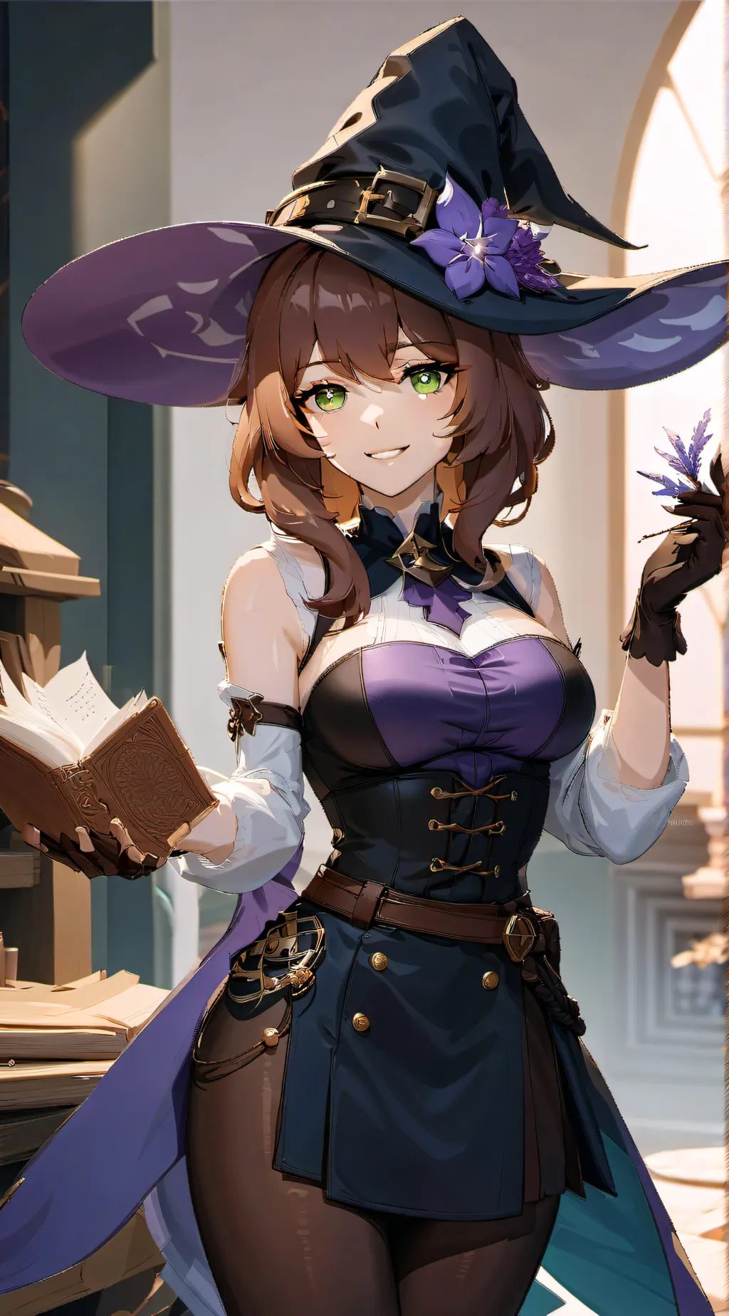 ai character: Lisa ♥︎(Genshin)♥︎ background