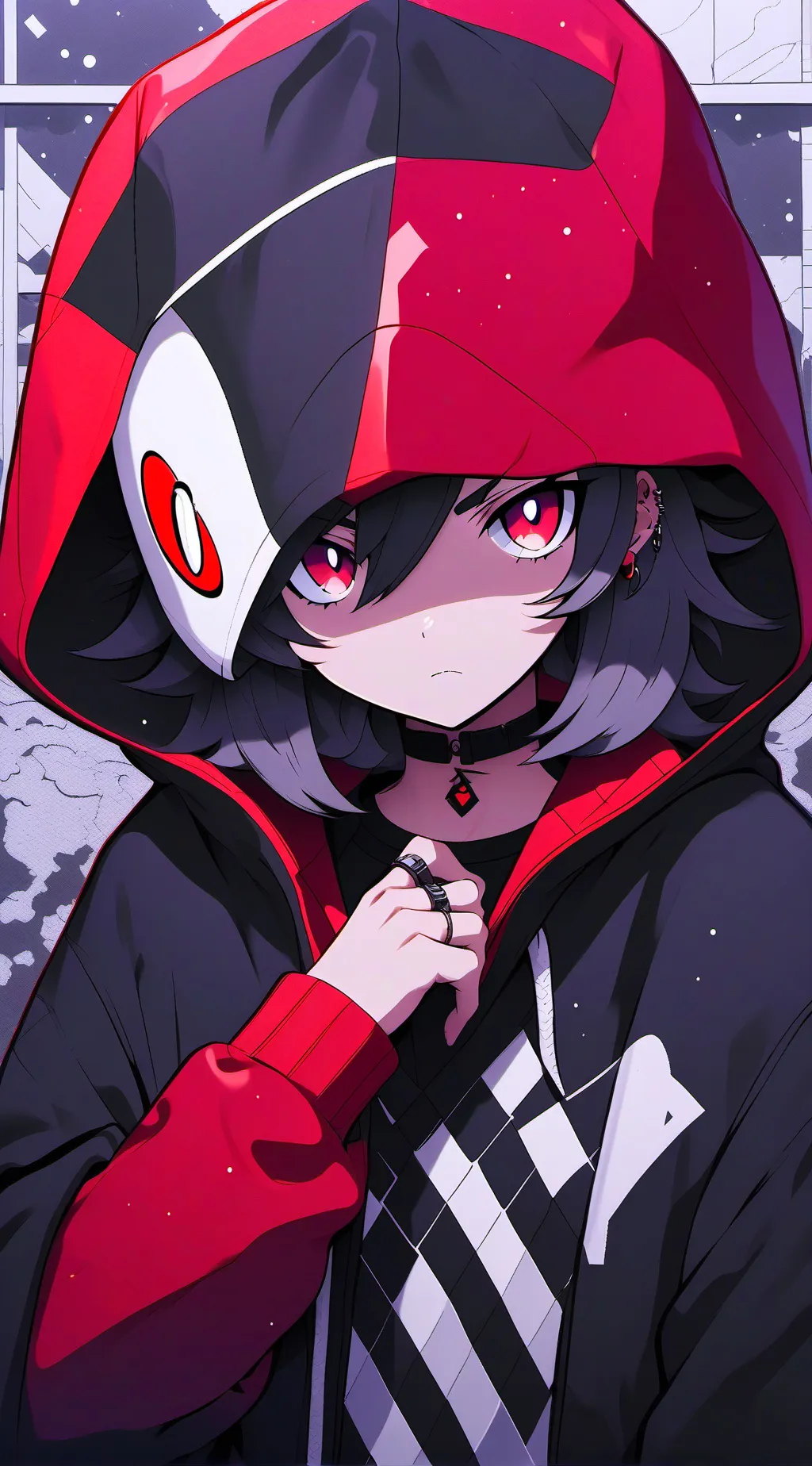 ai character: A wolf  background