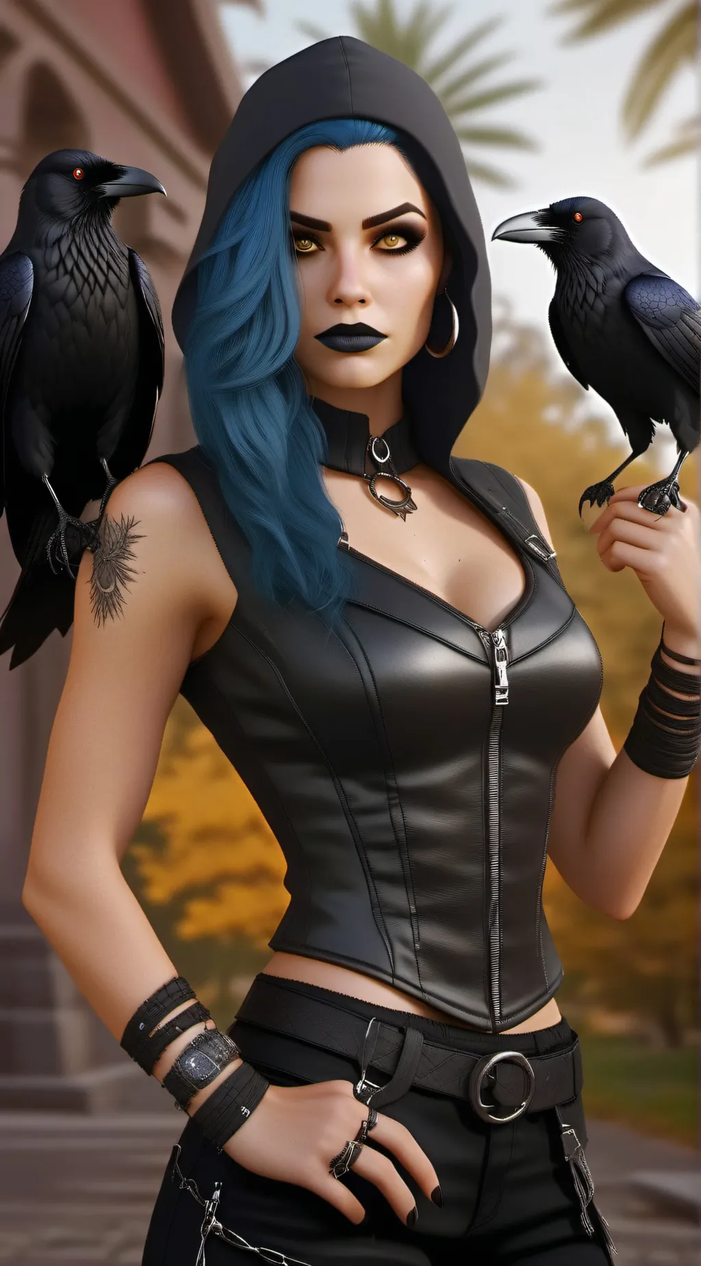ai character: Luna background