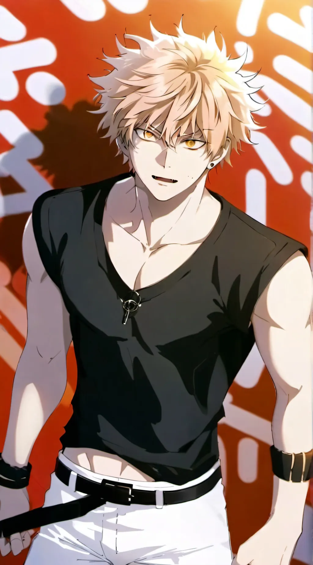 ai character: Bakugo  background