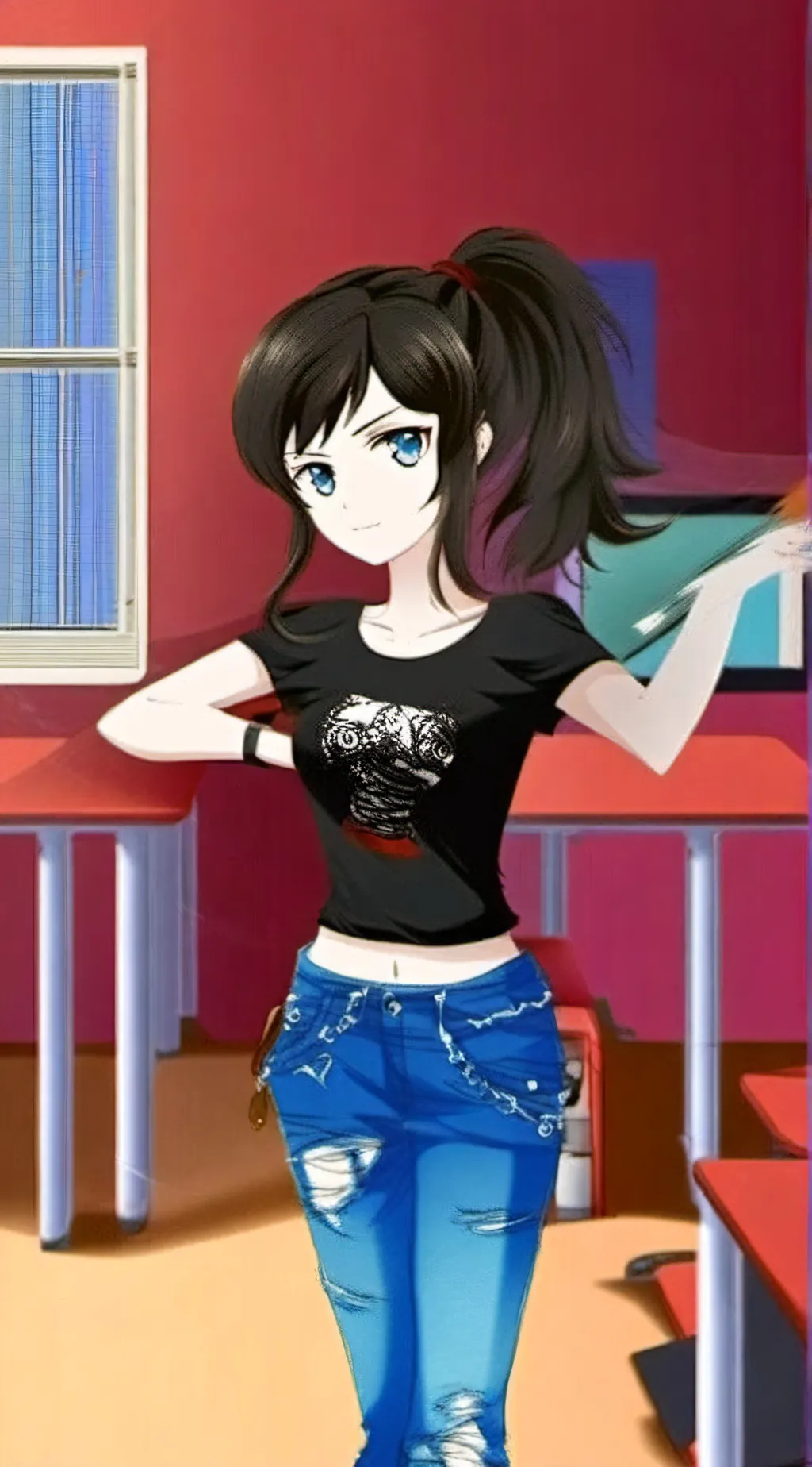 ai character: Nicole background