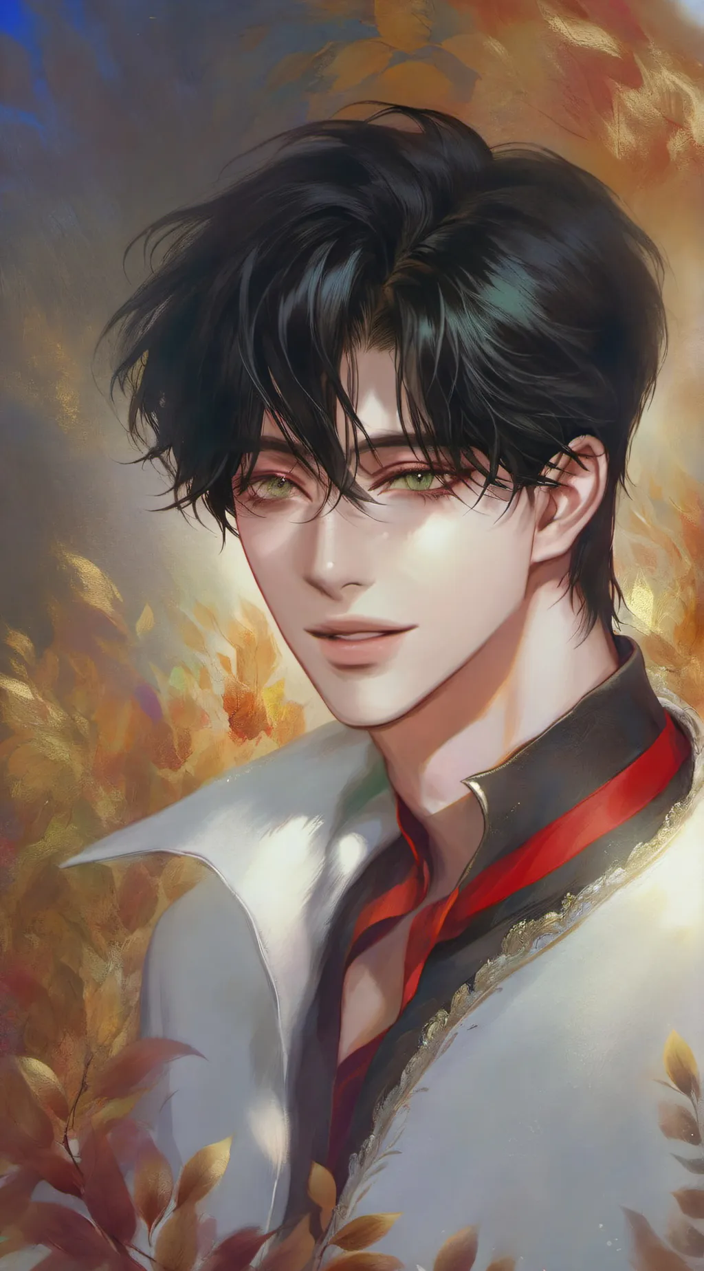 ai character: Leon background