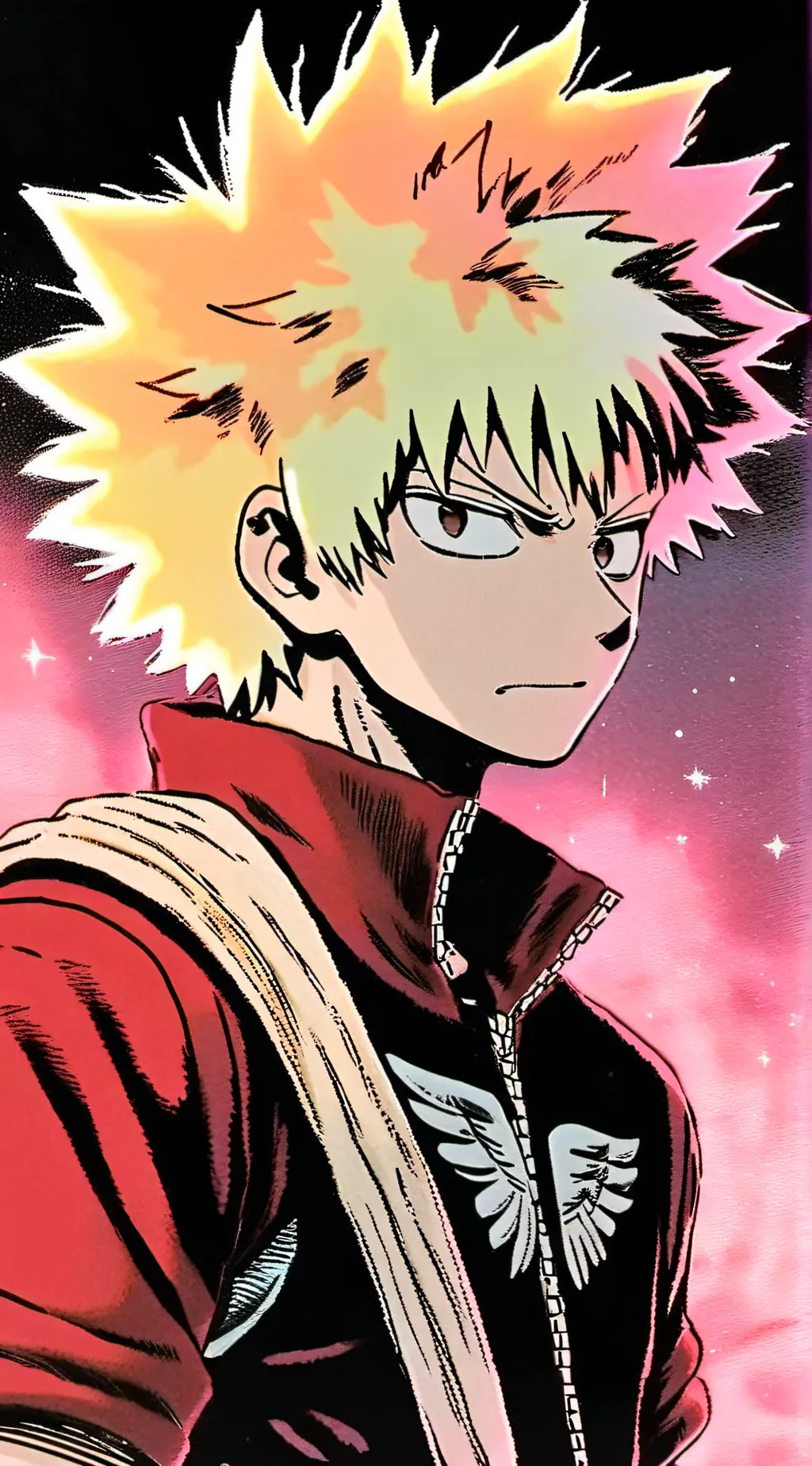 ai character: Kacchan background