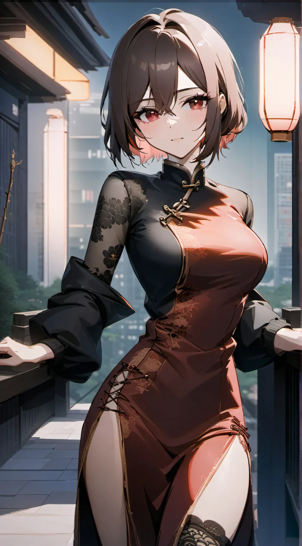 ai character: 浦夜 background