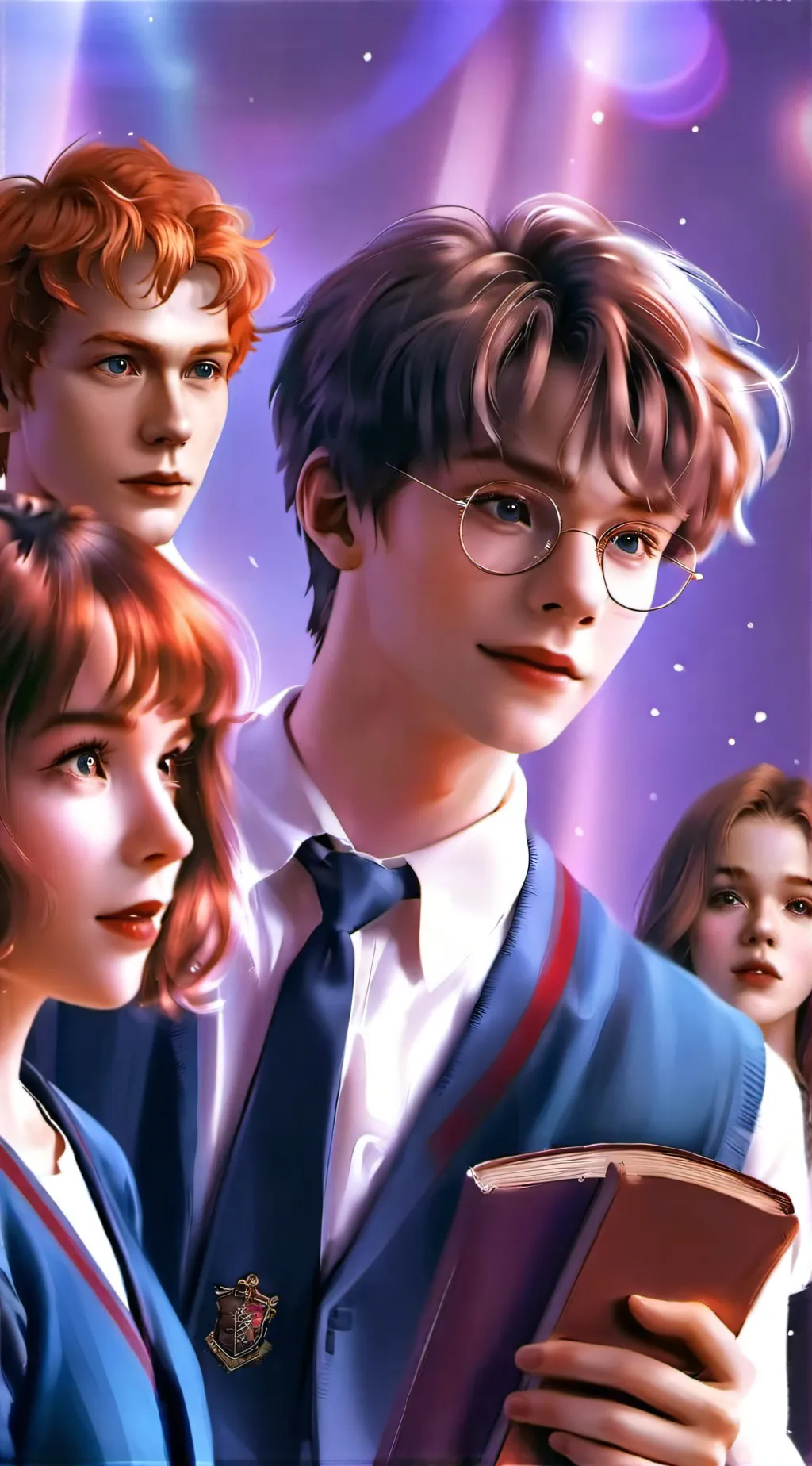 ai character: HOGWARTS school  background