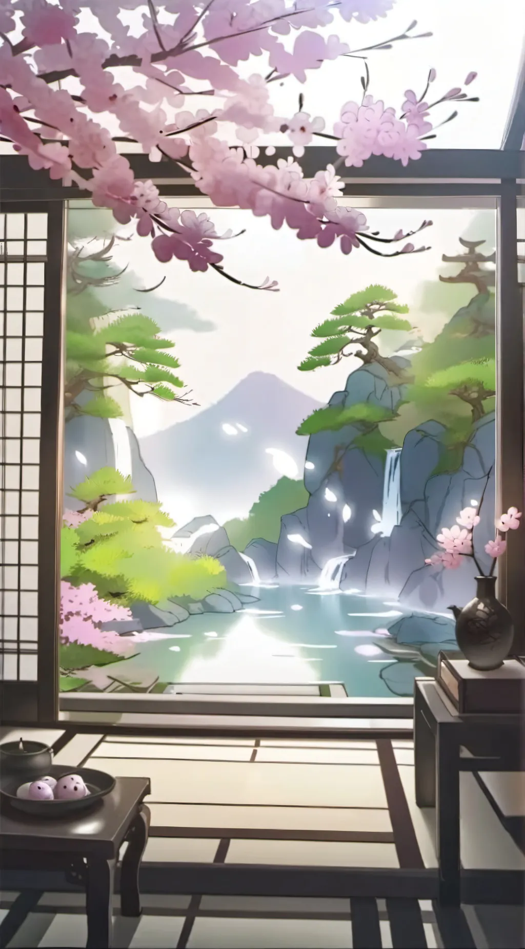 ai character: Todoroki family 3  background