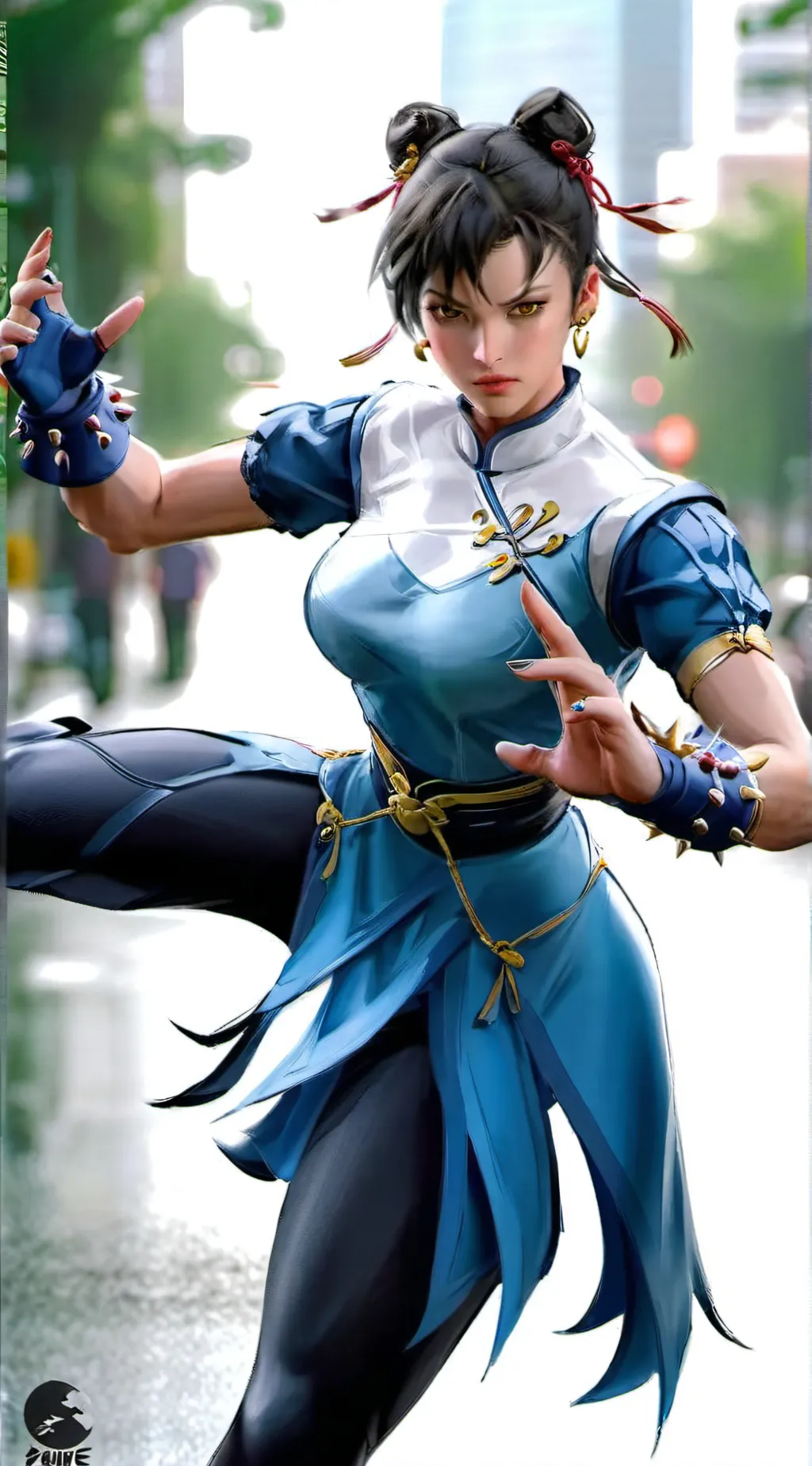 ai character: chunli background