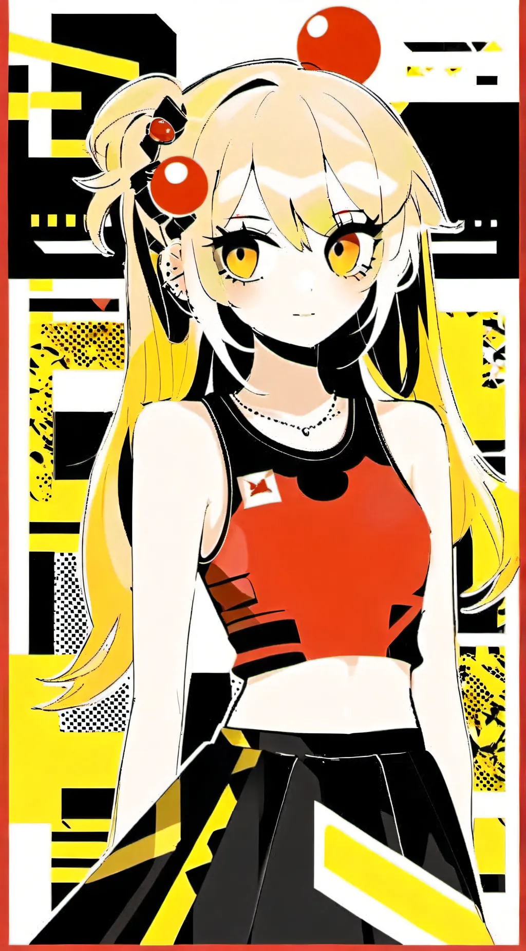 ai character: baller girl background