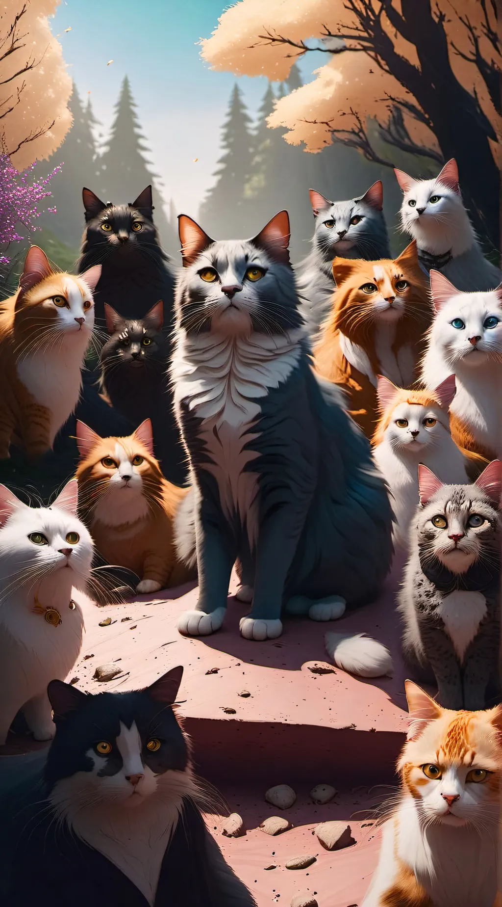 ai character: Thunderclan background