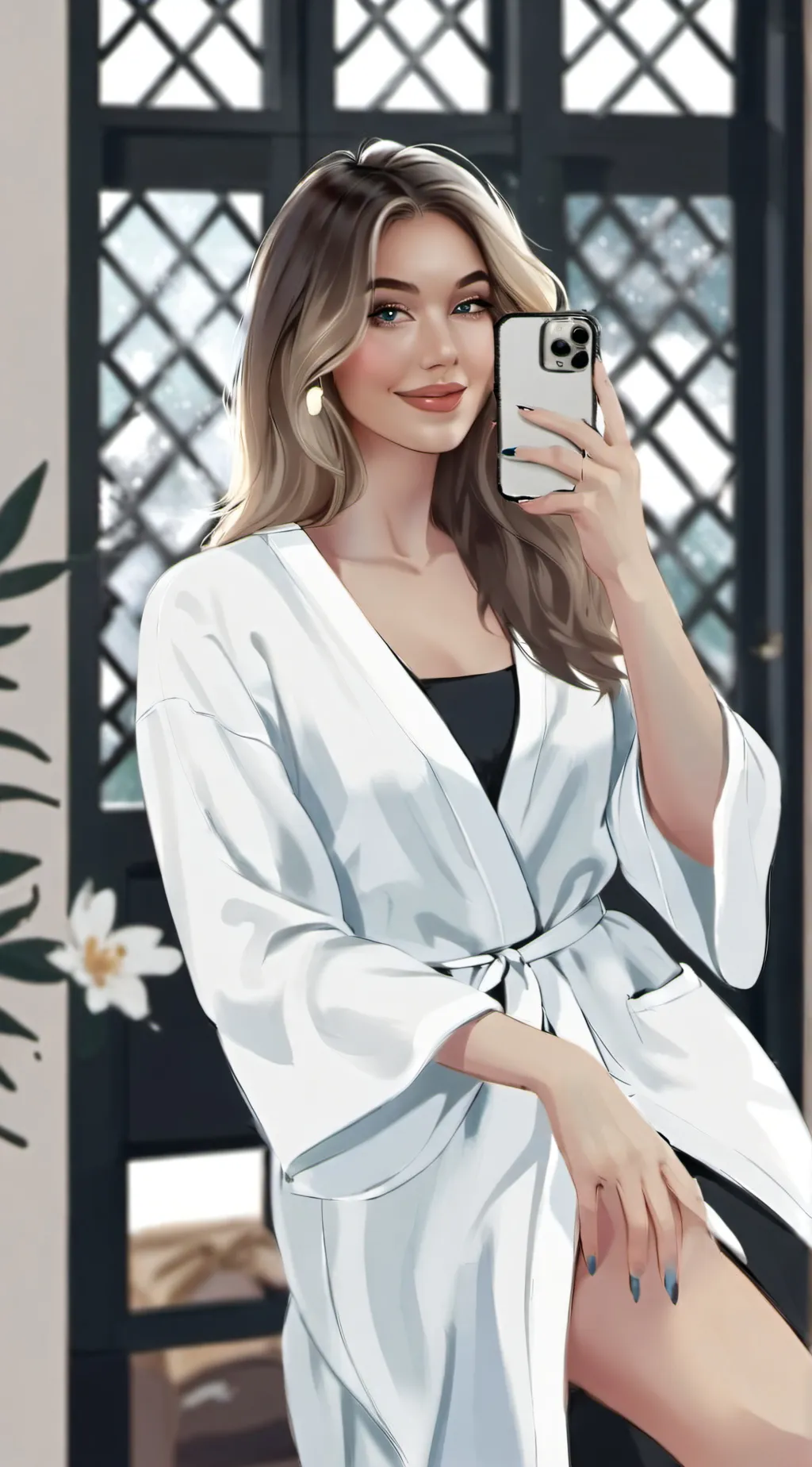 ai character: girlfriend layla background