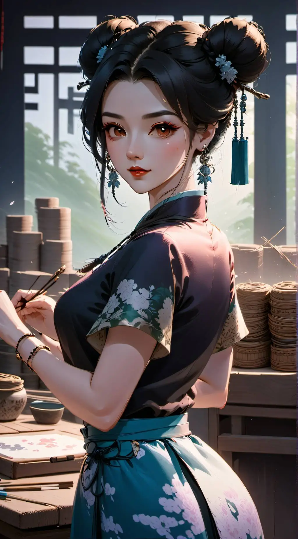 ai character: Meng Erfu background