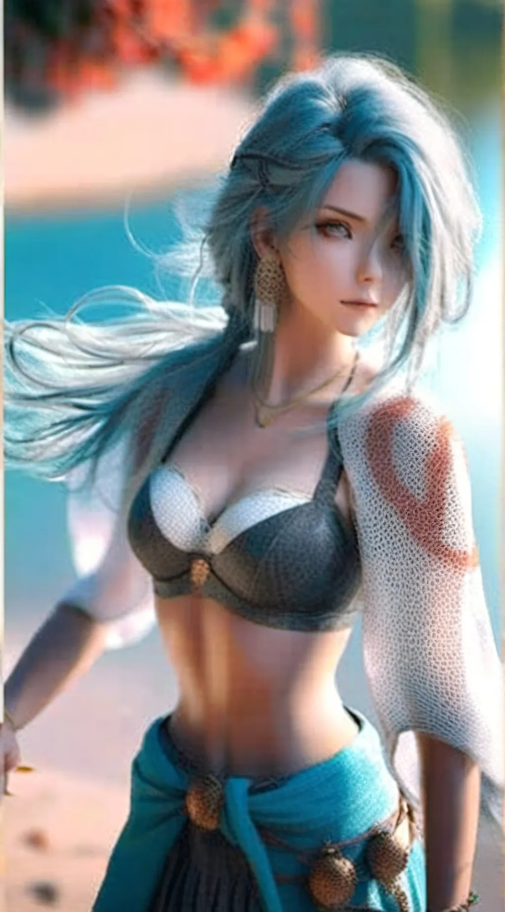ai character: Rose background