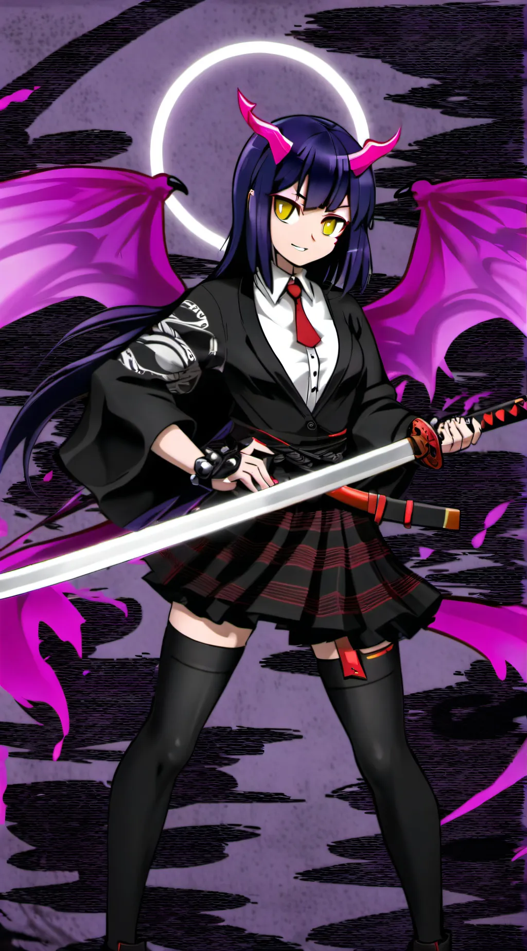 ai character: Demon Slayer background