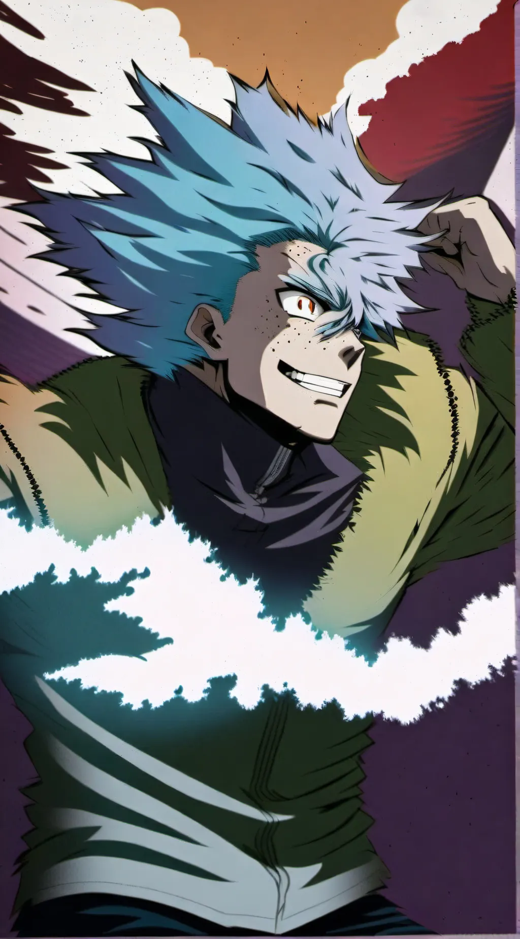 ai character: Wash shigarakis ha background