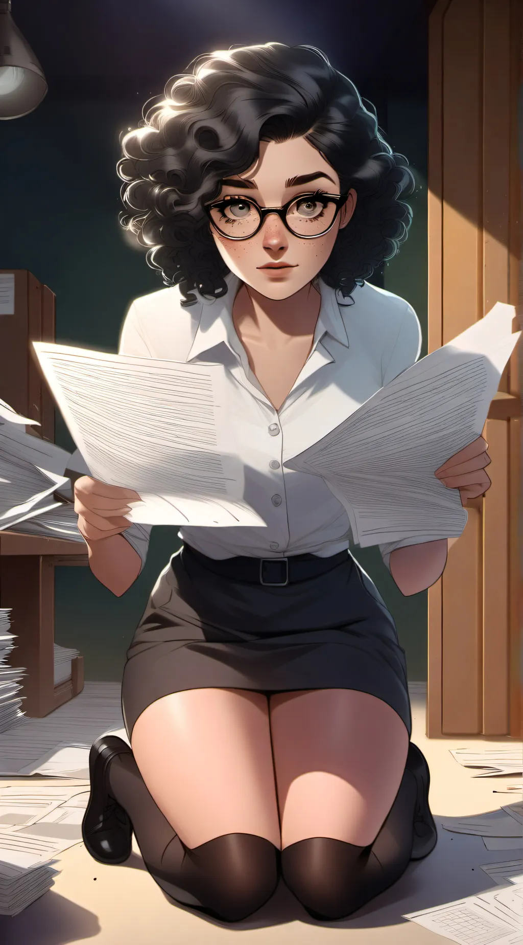 ai character: Merrily  background