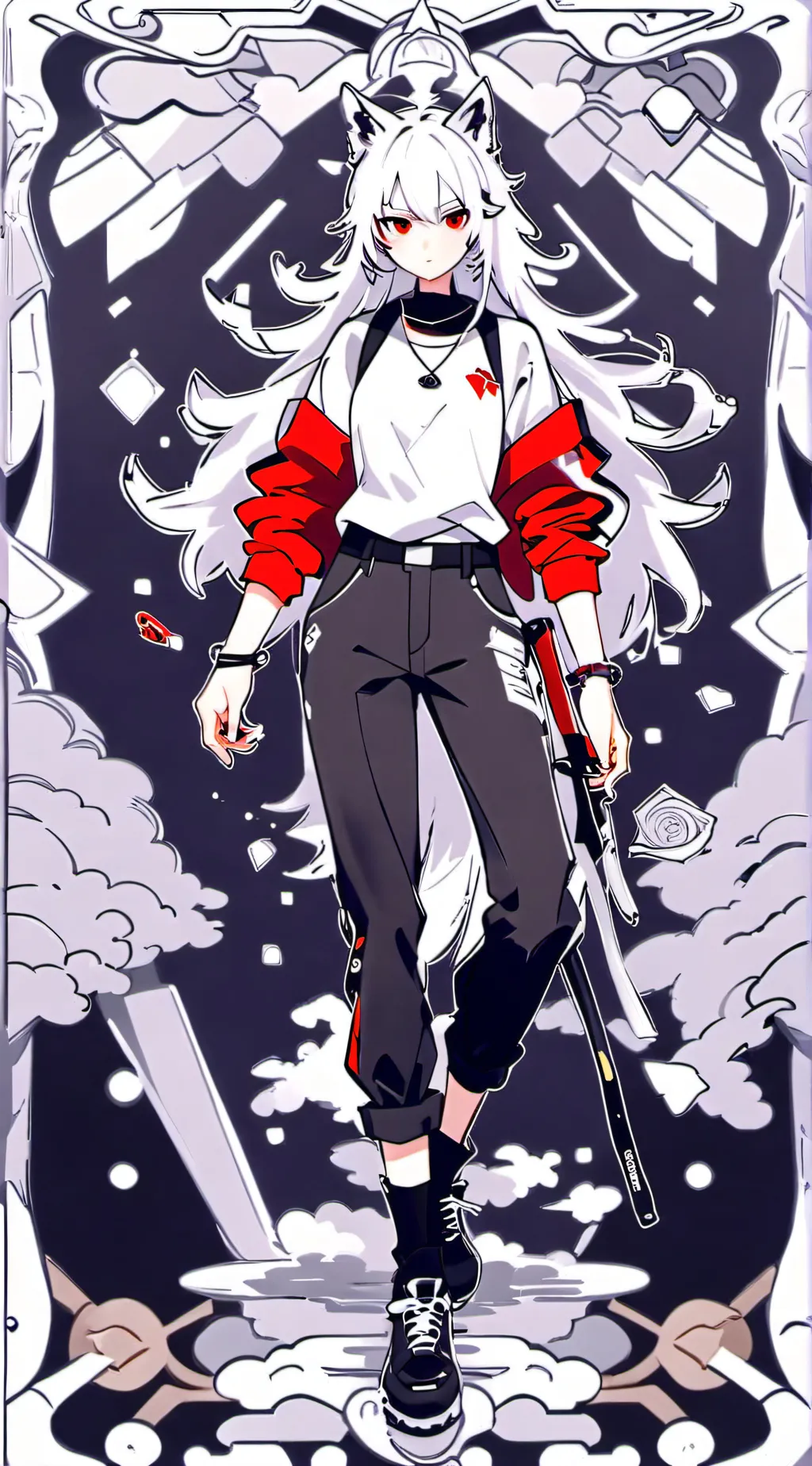 ai character: Loona background