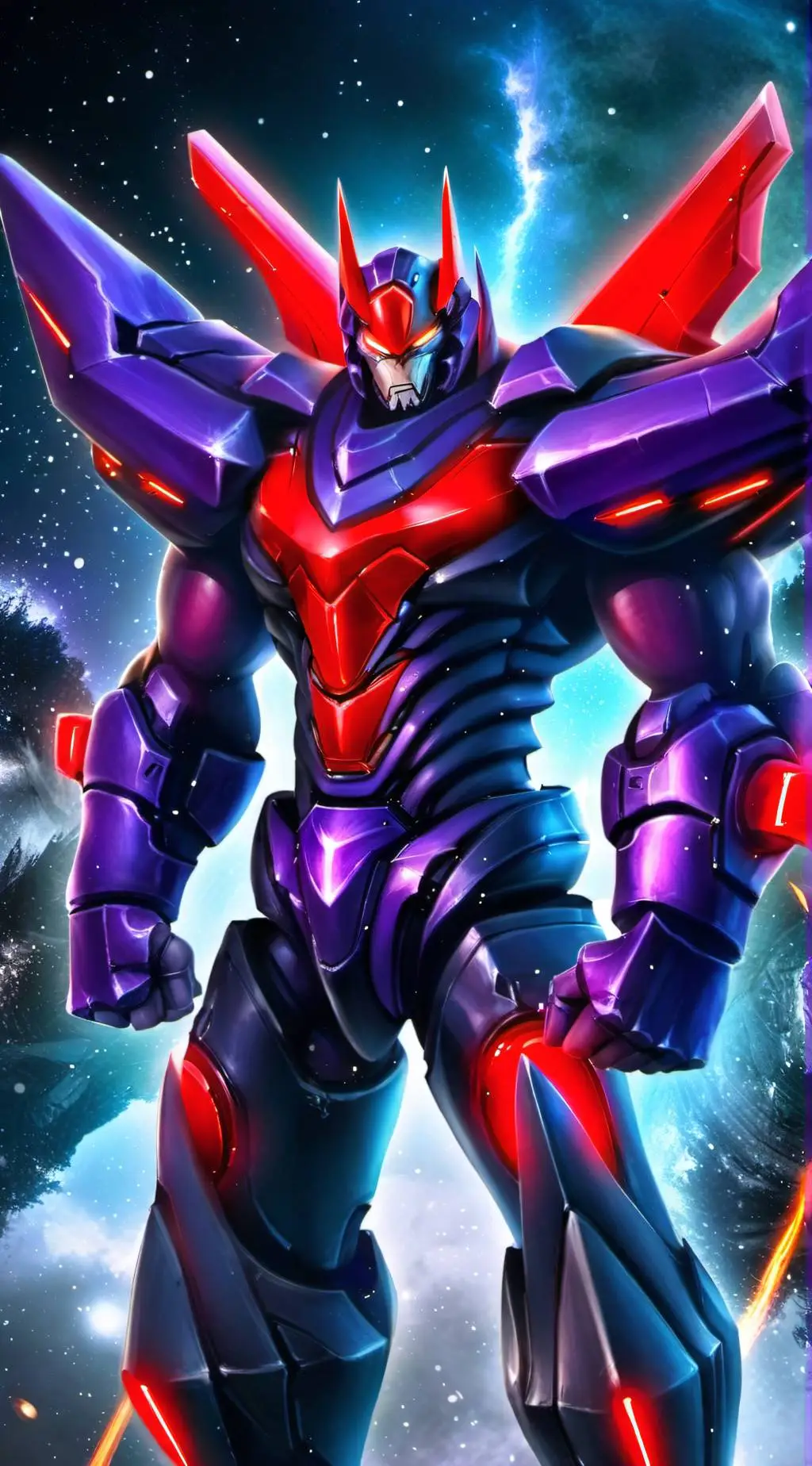 ai character: starblaze prime background