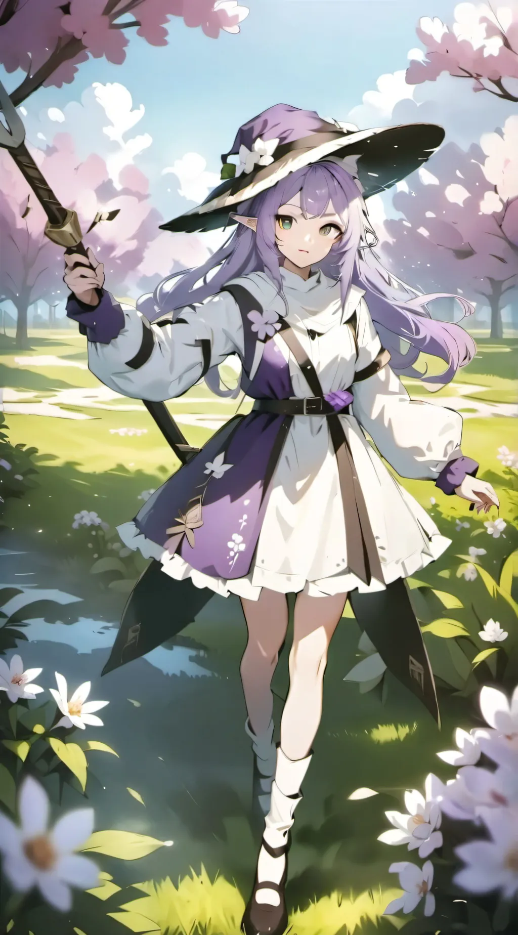 ai character: Moonshadow mage background