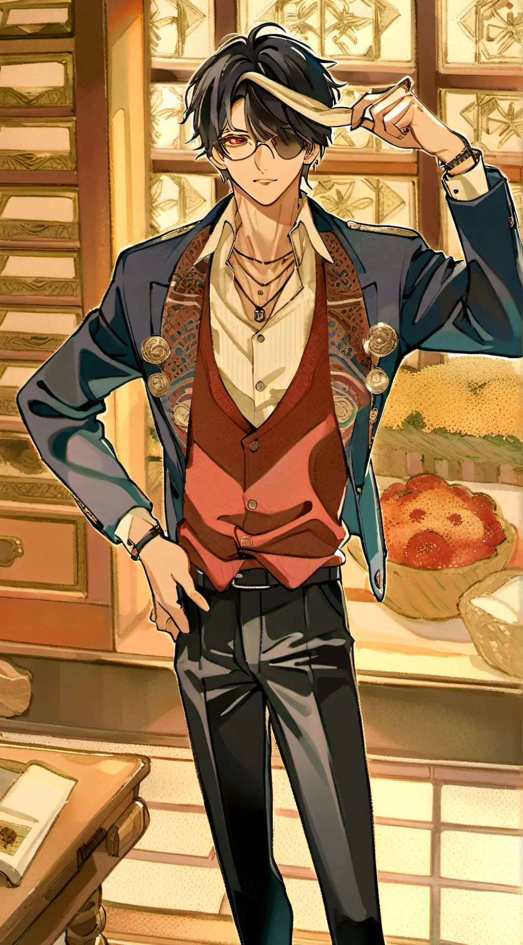 ai character: sebastian  background