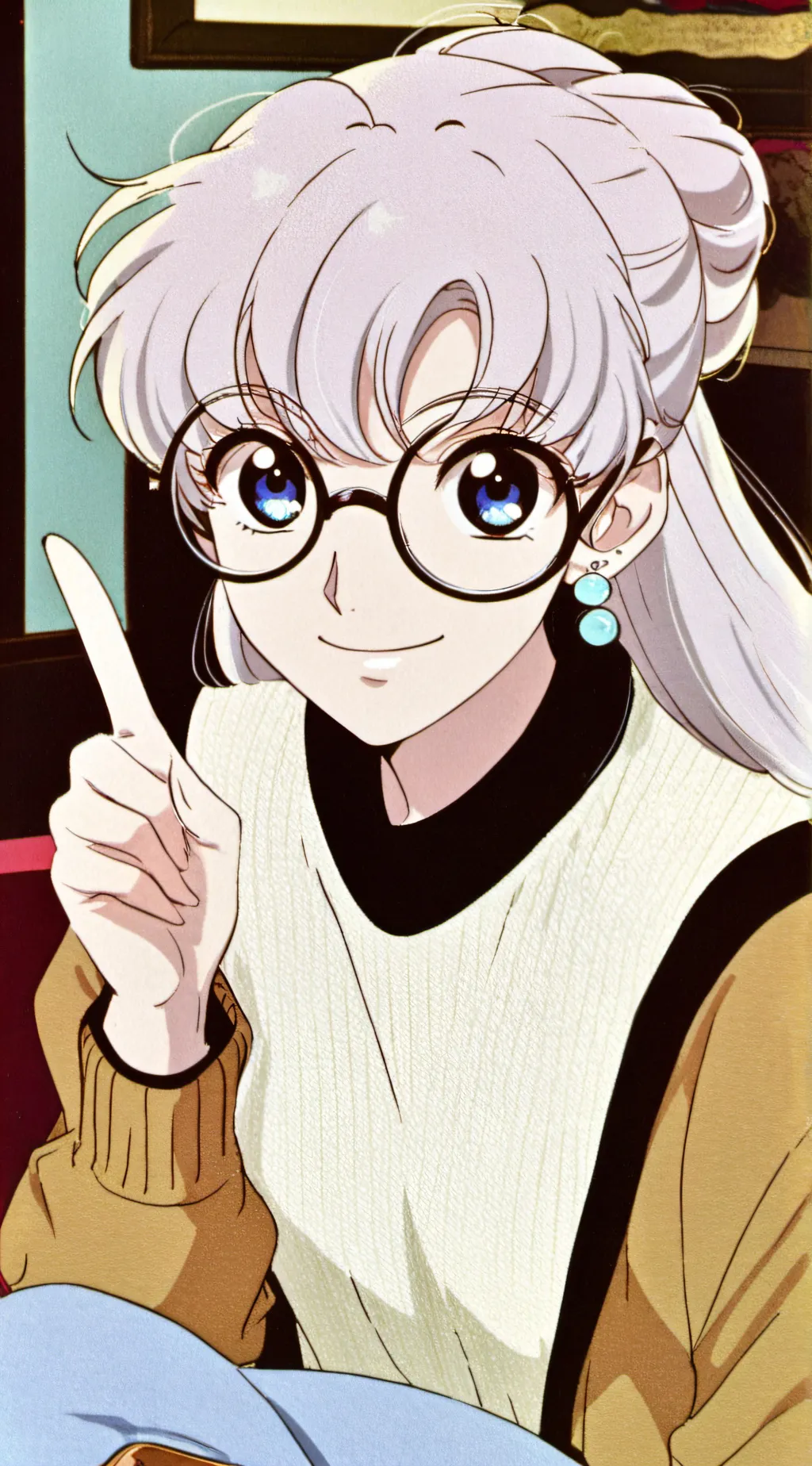 ai character: Amanda  background