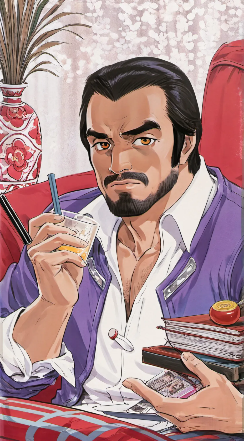 ai character: Trevor Philips  background