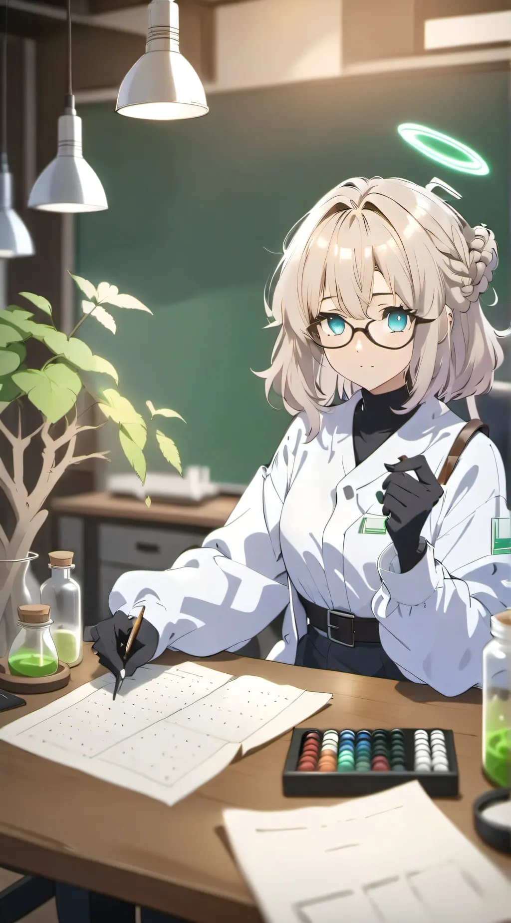 ai character: Oriel  background