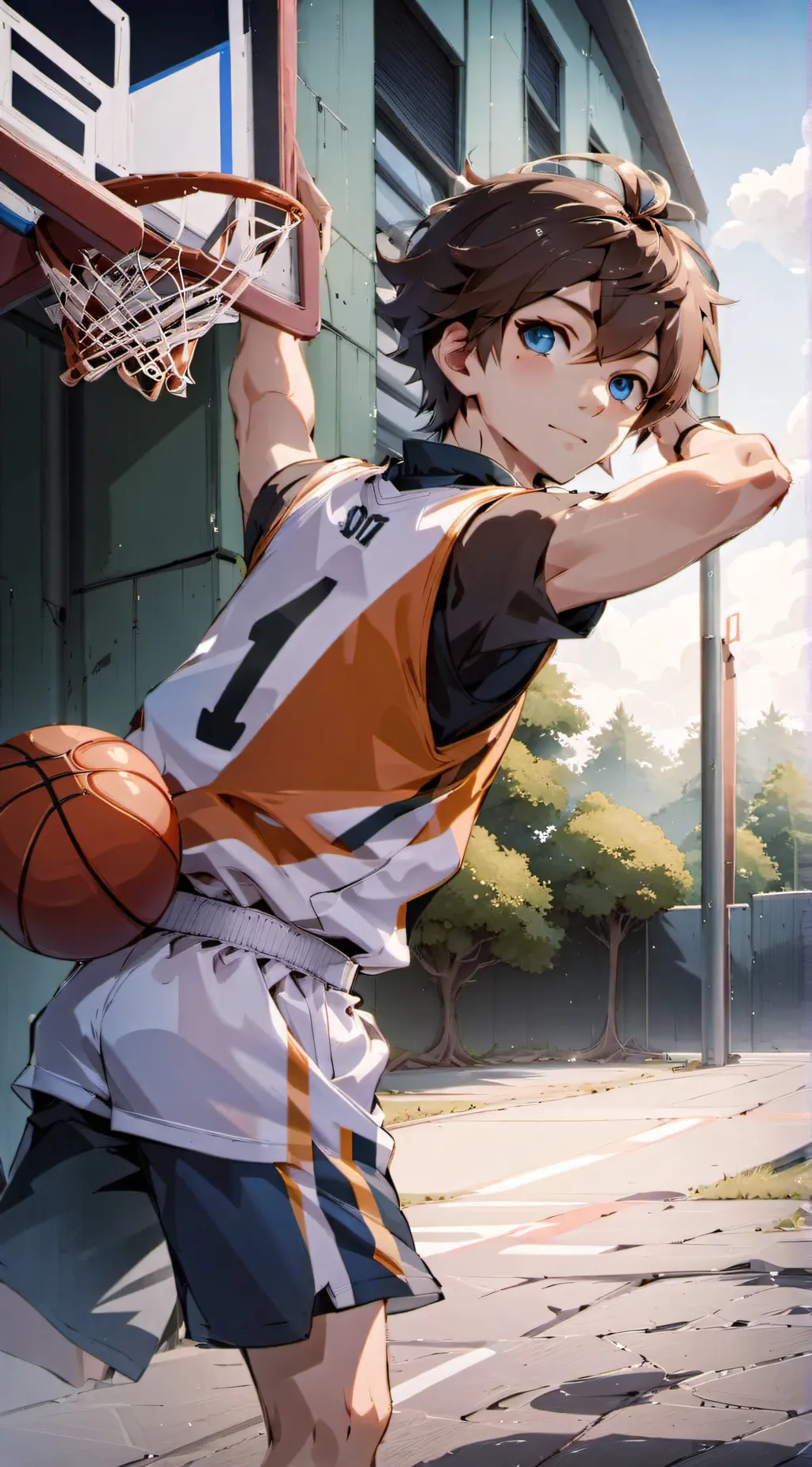 ai character: Cameron  background