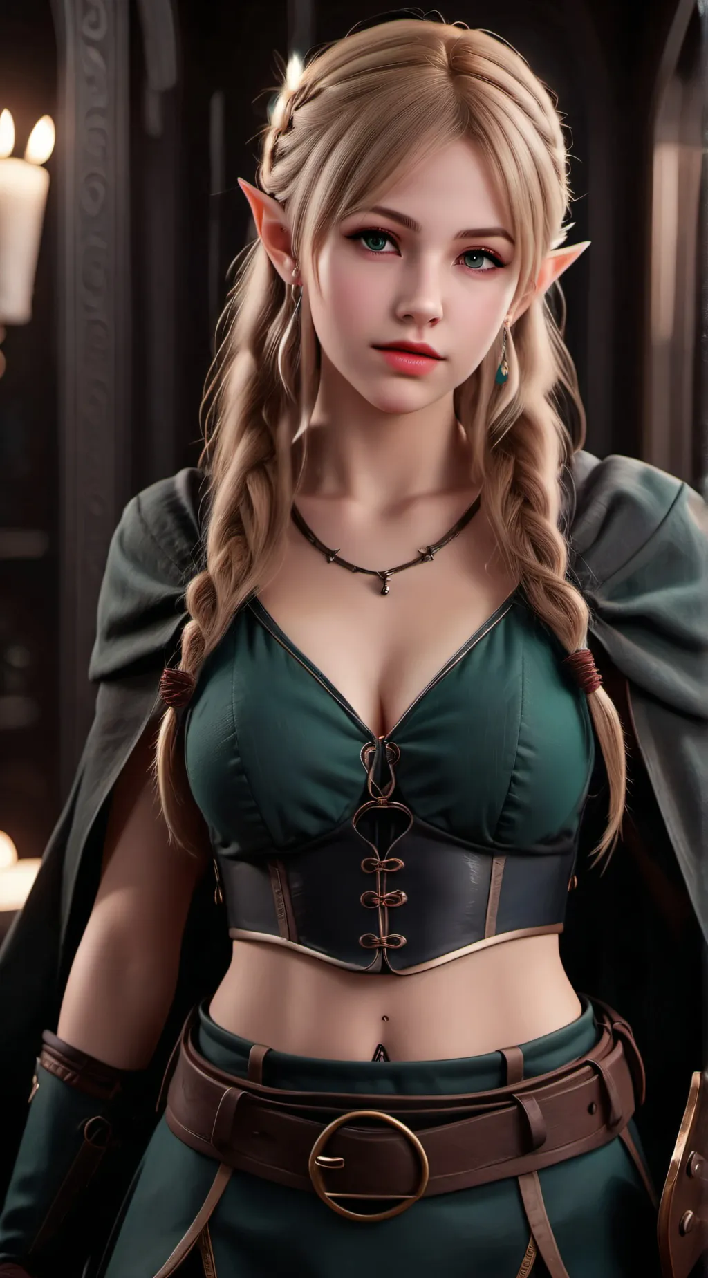 ai character: Sophia 🏹 Archer background