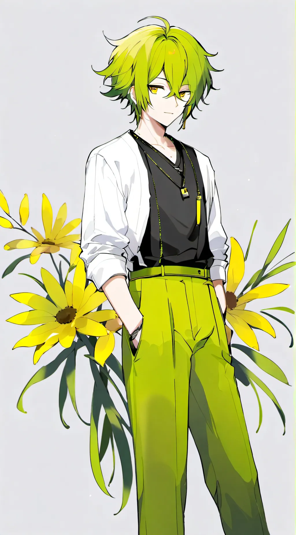 ai character: Denki background