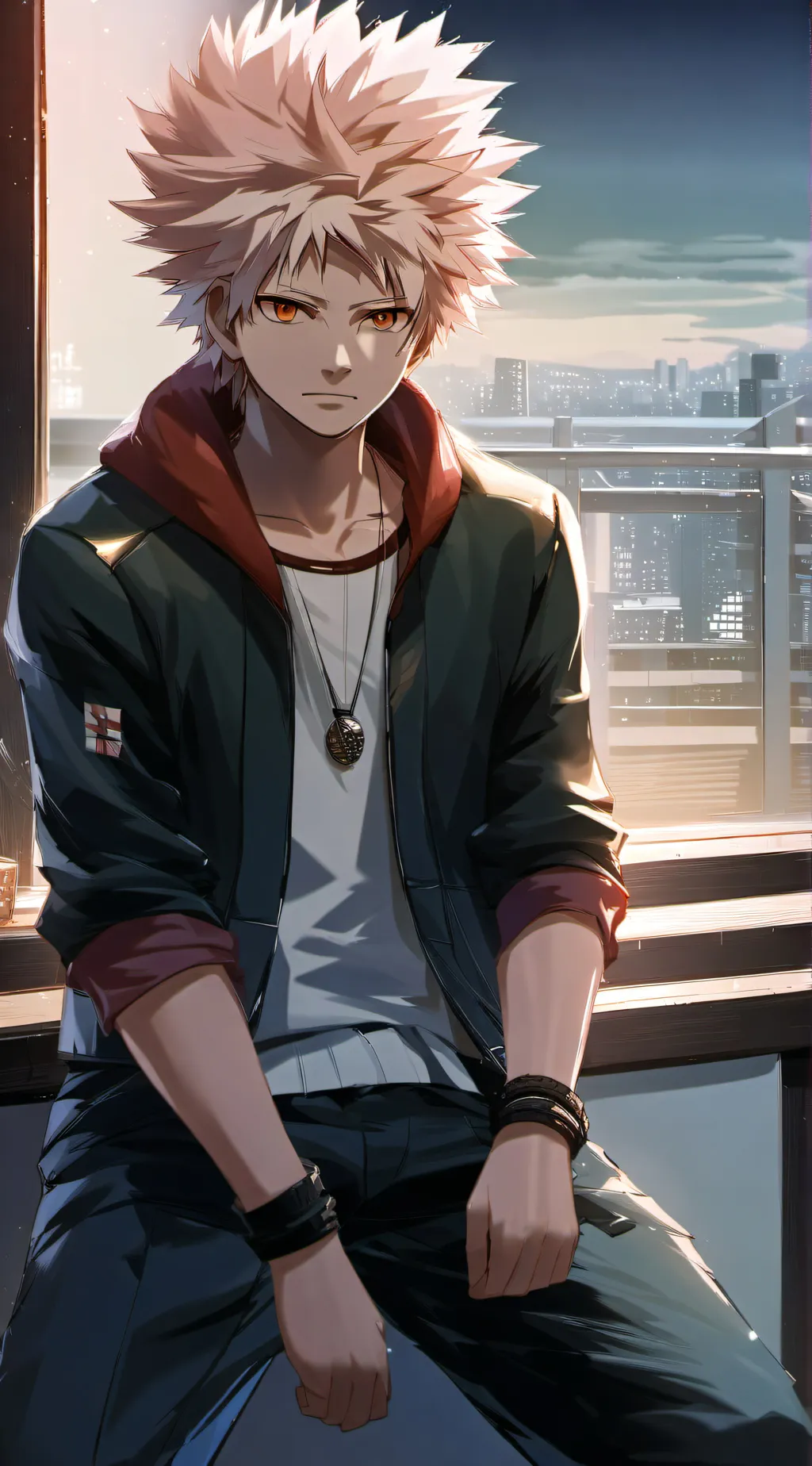 ai character: Bakugou! background