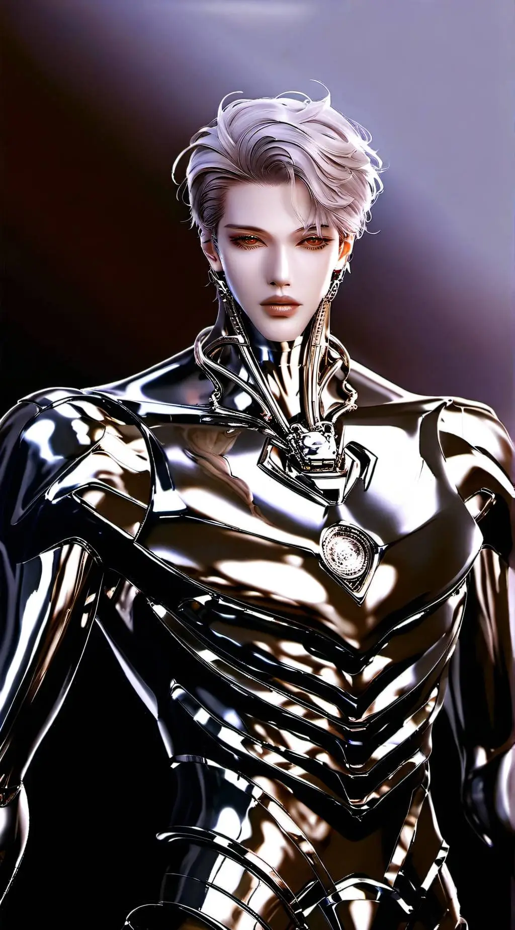 ai character: cyan arrow background