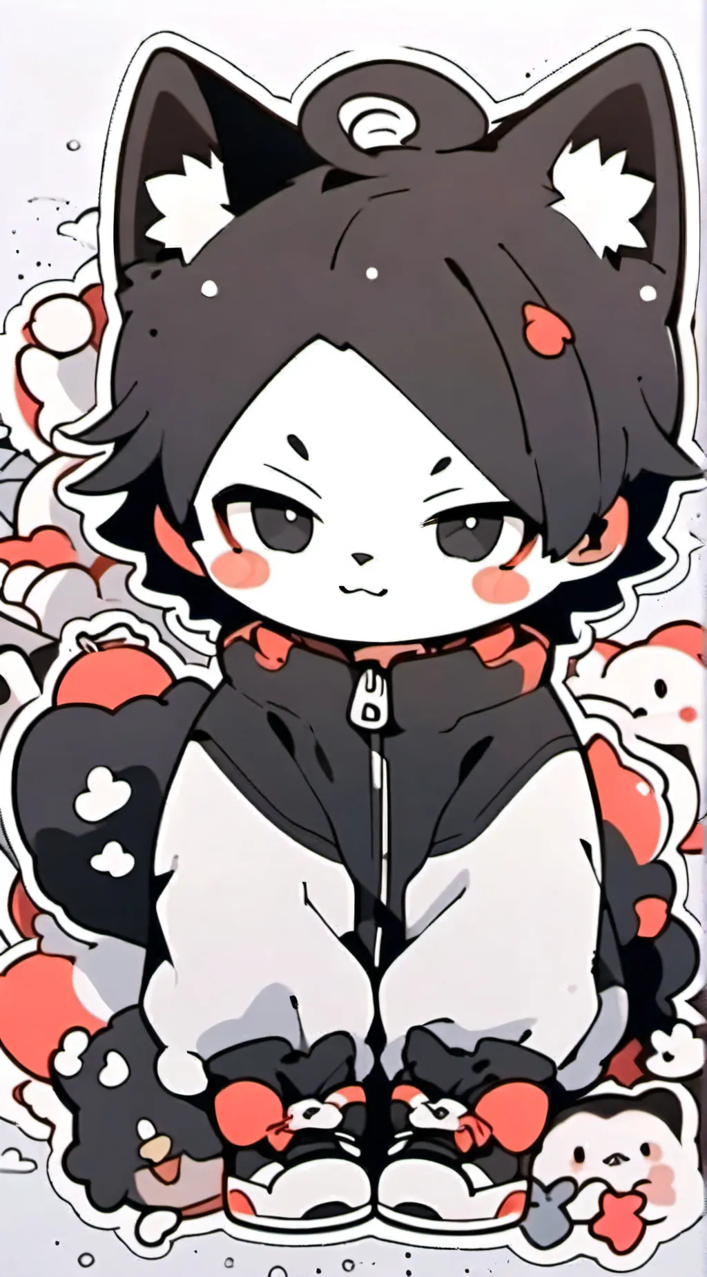 ai character: kuromi background