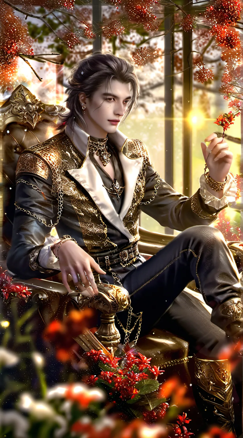 ai character: leo background