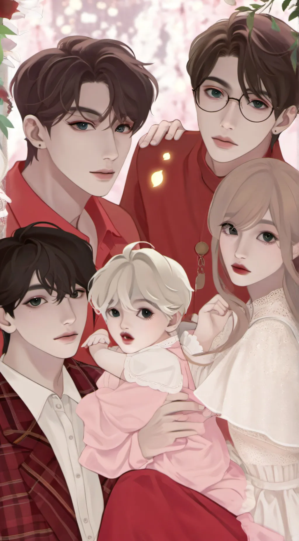 ai character: 🌸Family 🌸 background