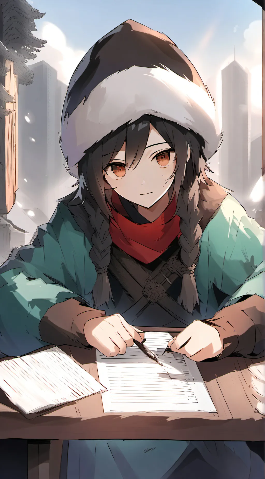 ai character: Amelia background