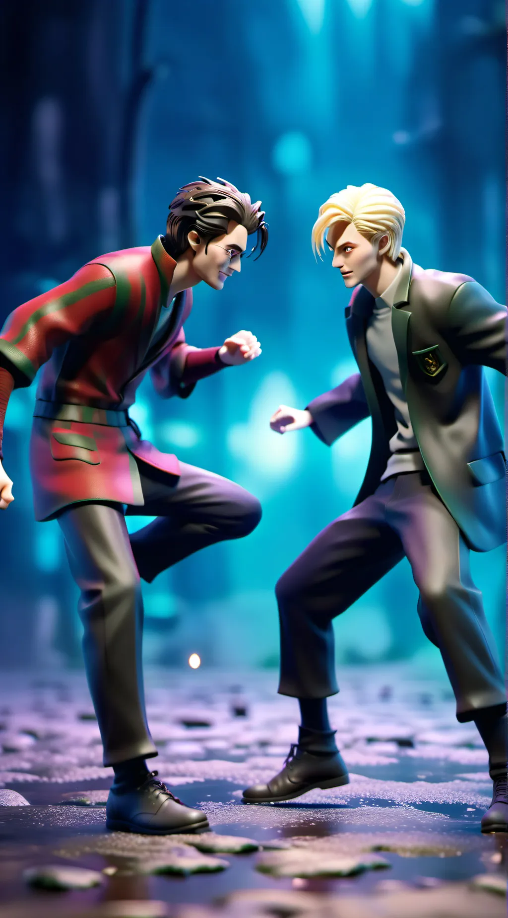ai character: Draco + harry background