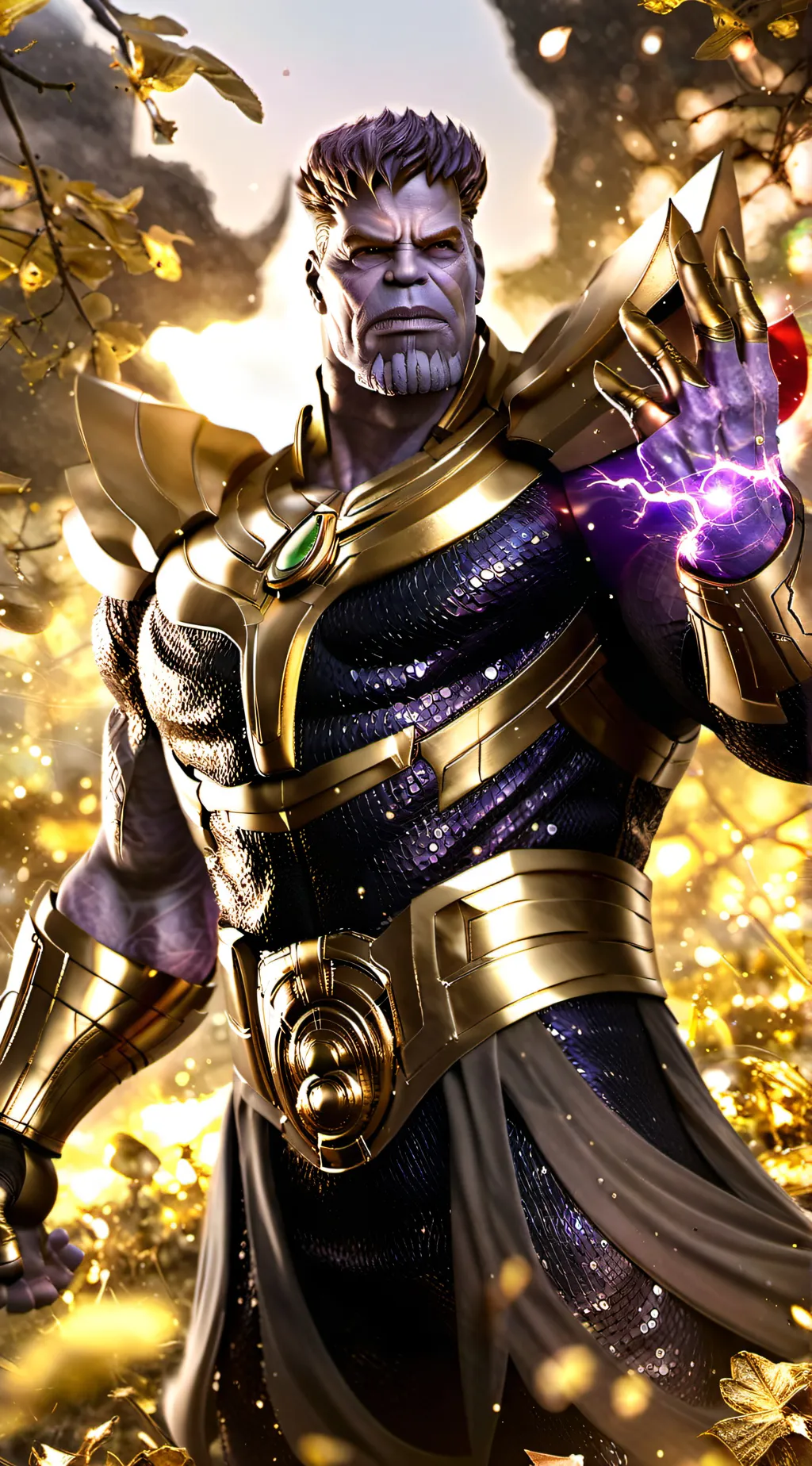 ai character: thanos background