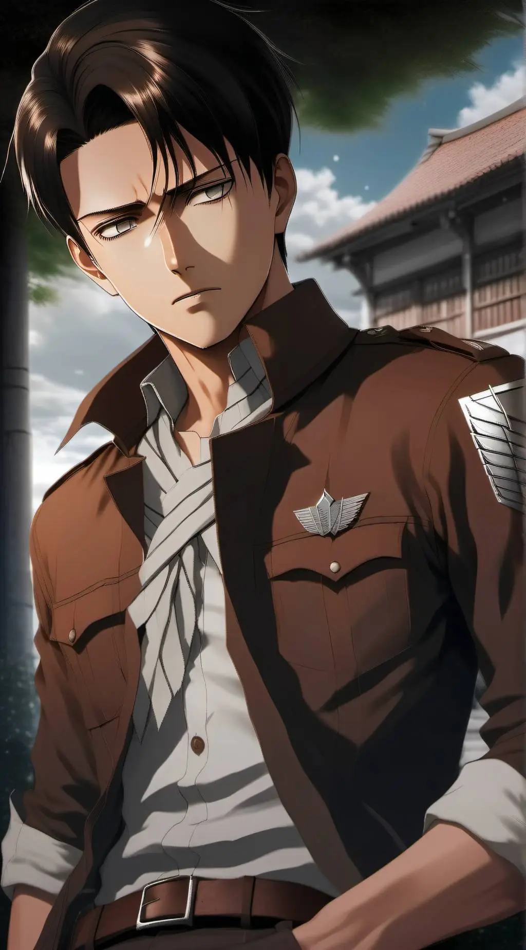ai character: Levi Ackerman background