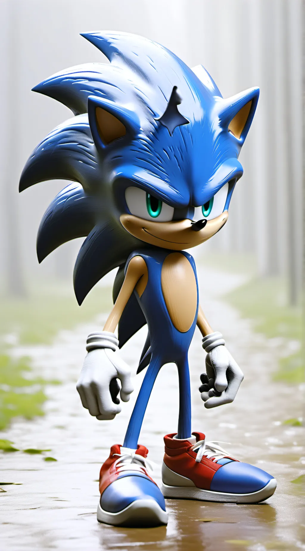 ai character: Sonic Kid Version background