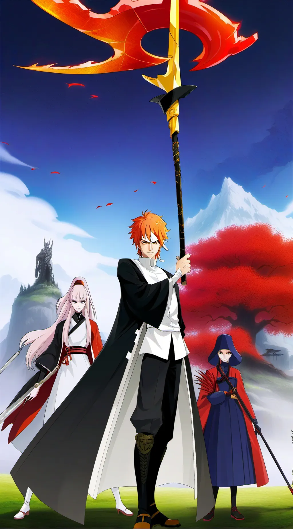 ai character: Bleach background