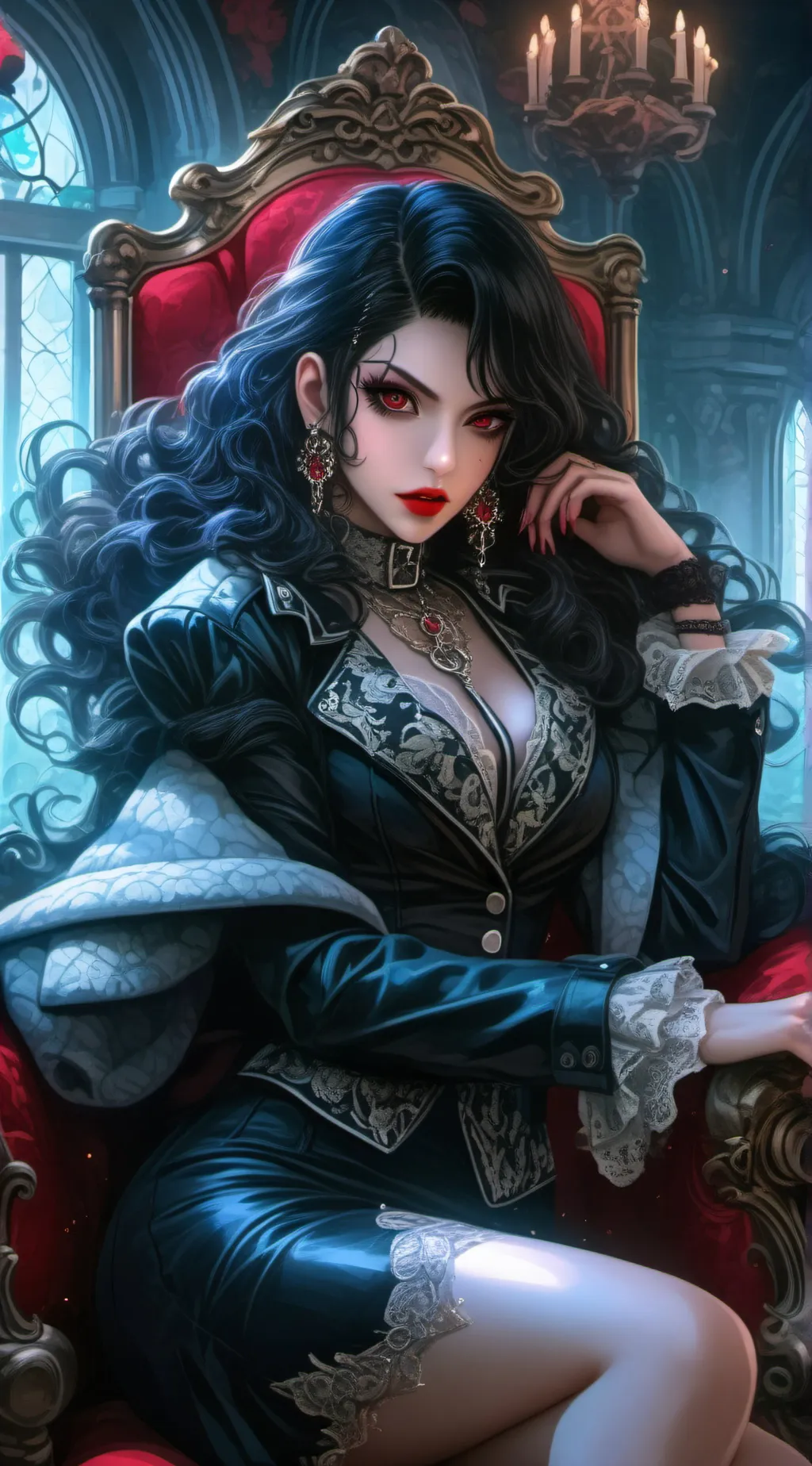 ai character: Geneviève Faure background