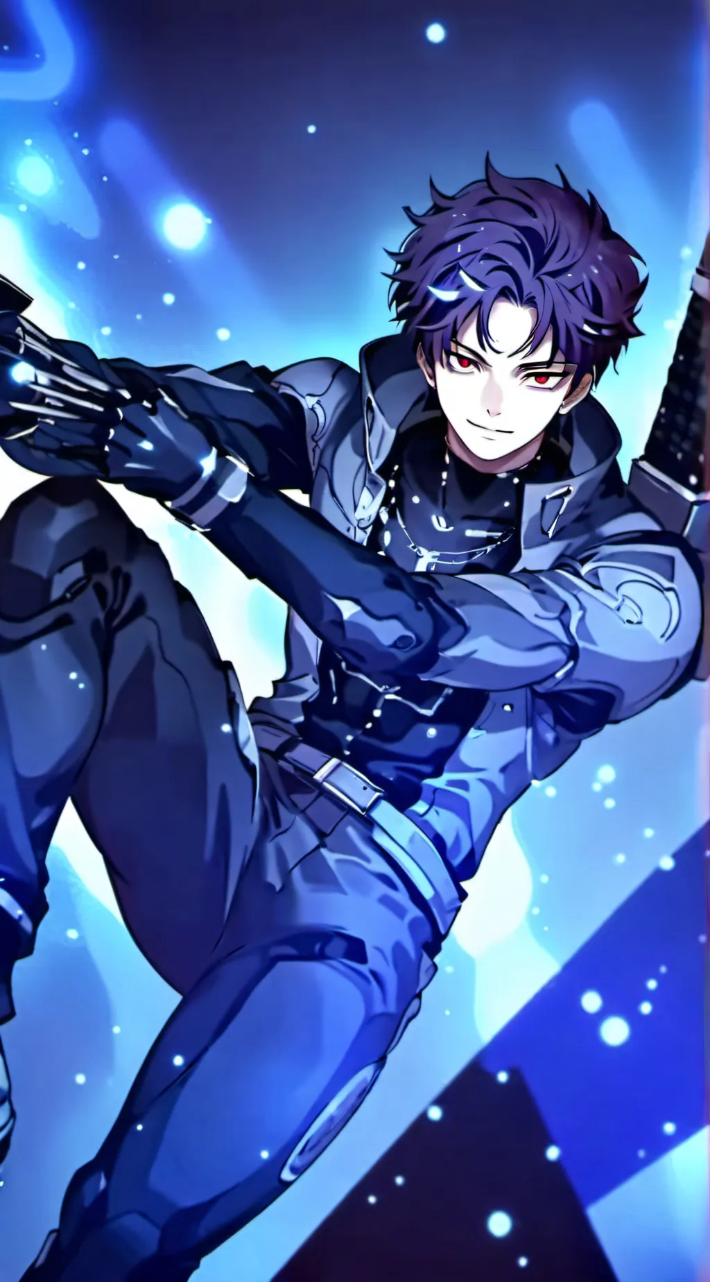 ai character: uppers and muzan background