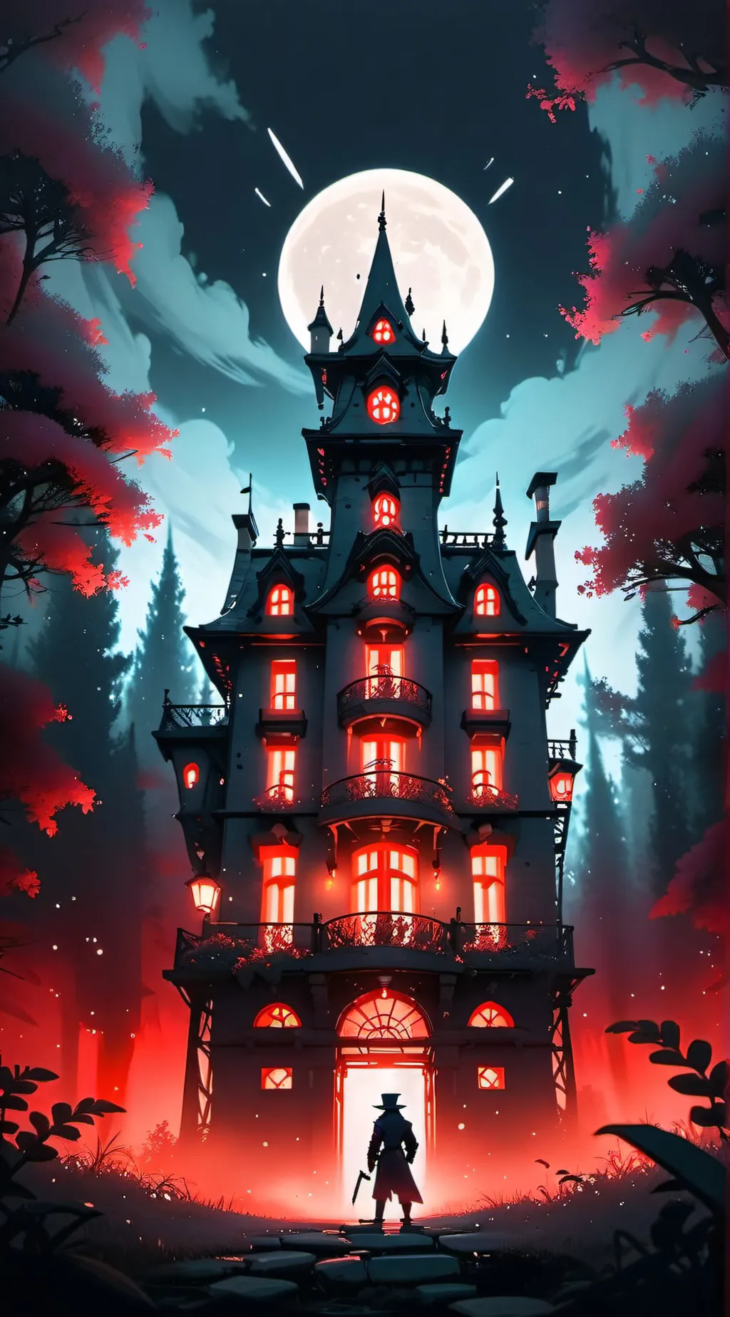 ai character:  HAZBIN HOTEL!!!! background