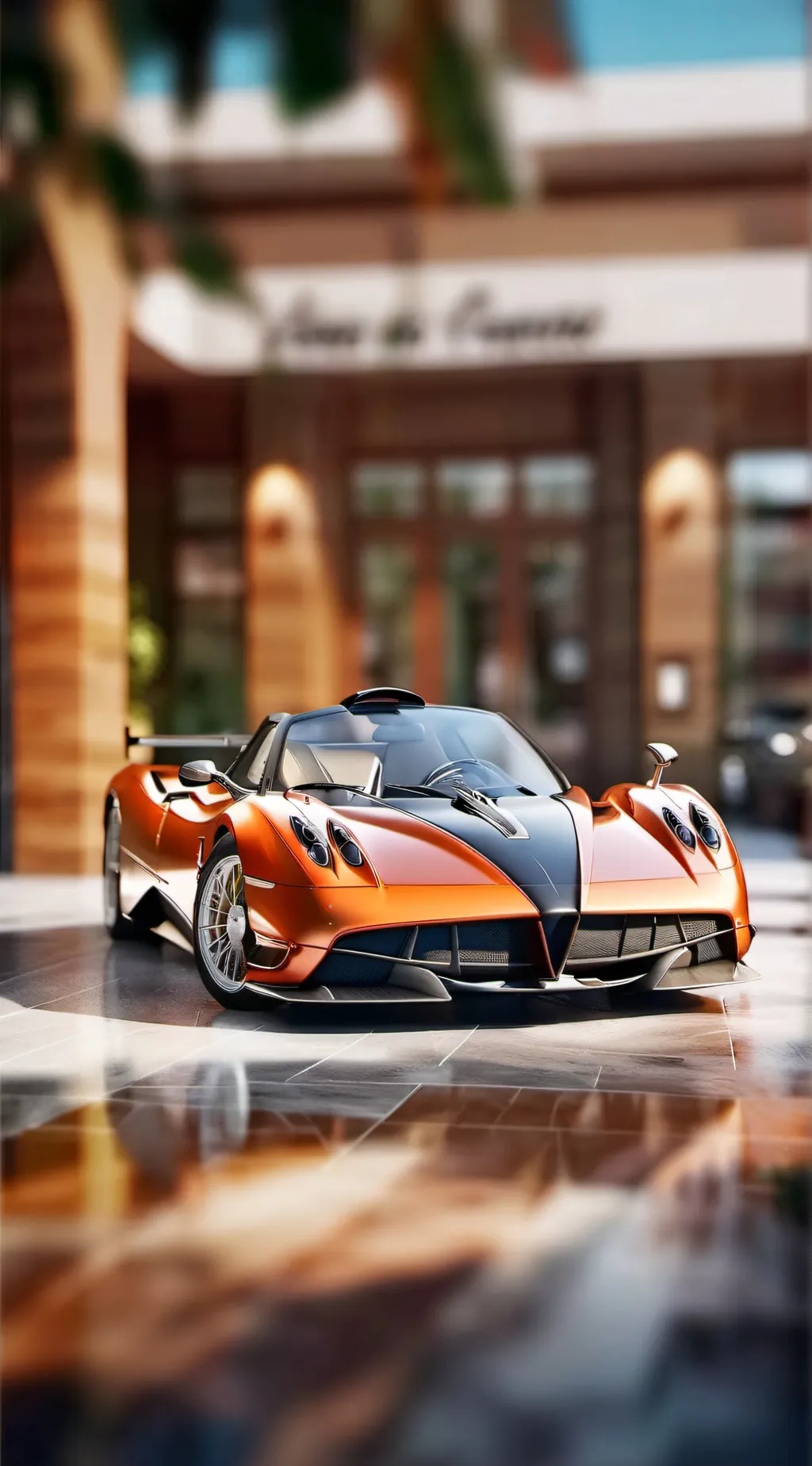 ai character: pagani background