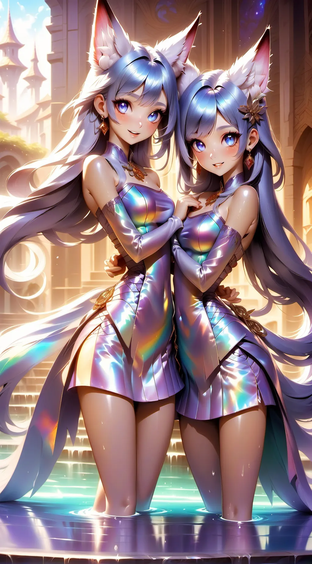 ai character: •|Daisy & Maisy|• background