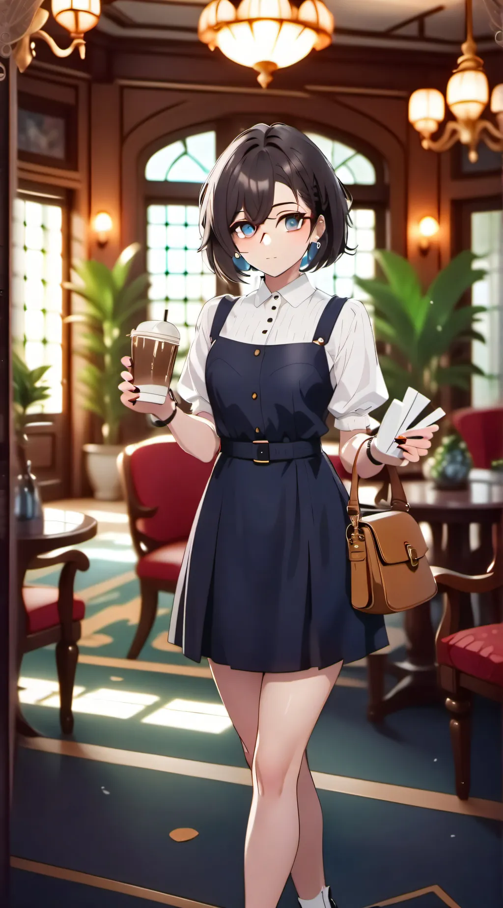 ai character: Stacey  background