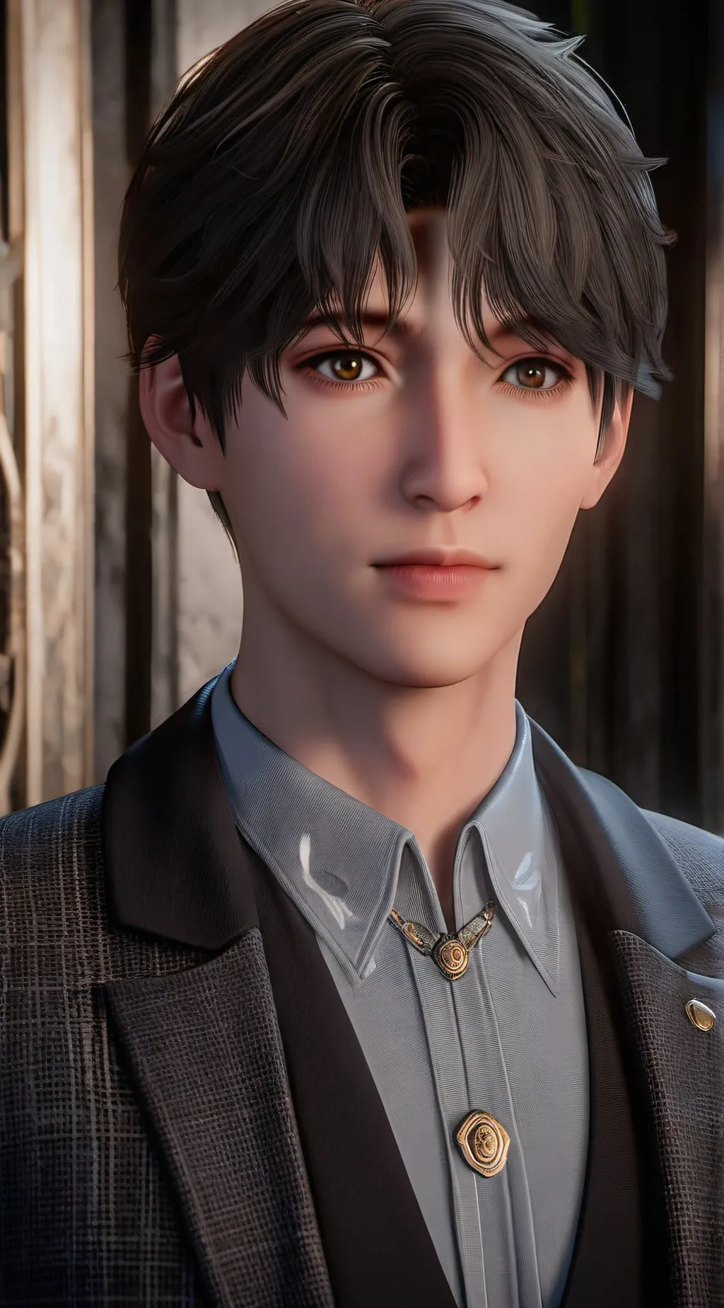 ai character: Guy background