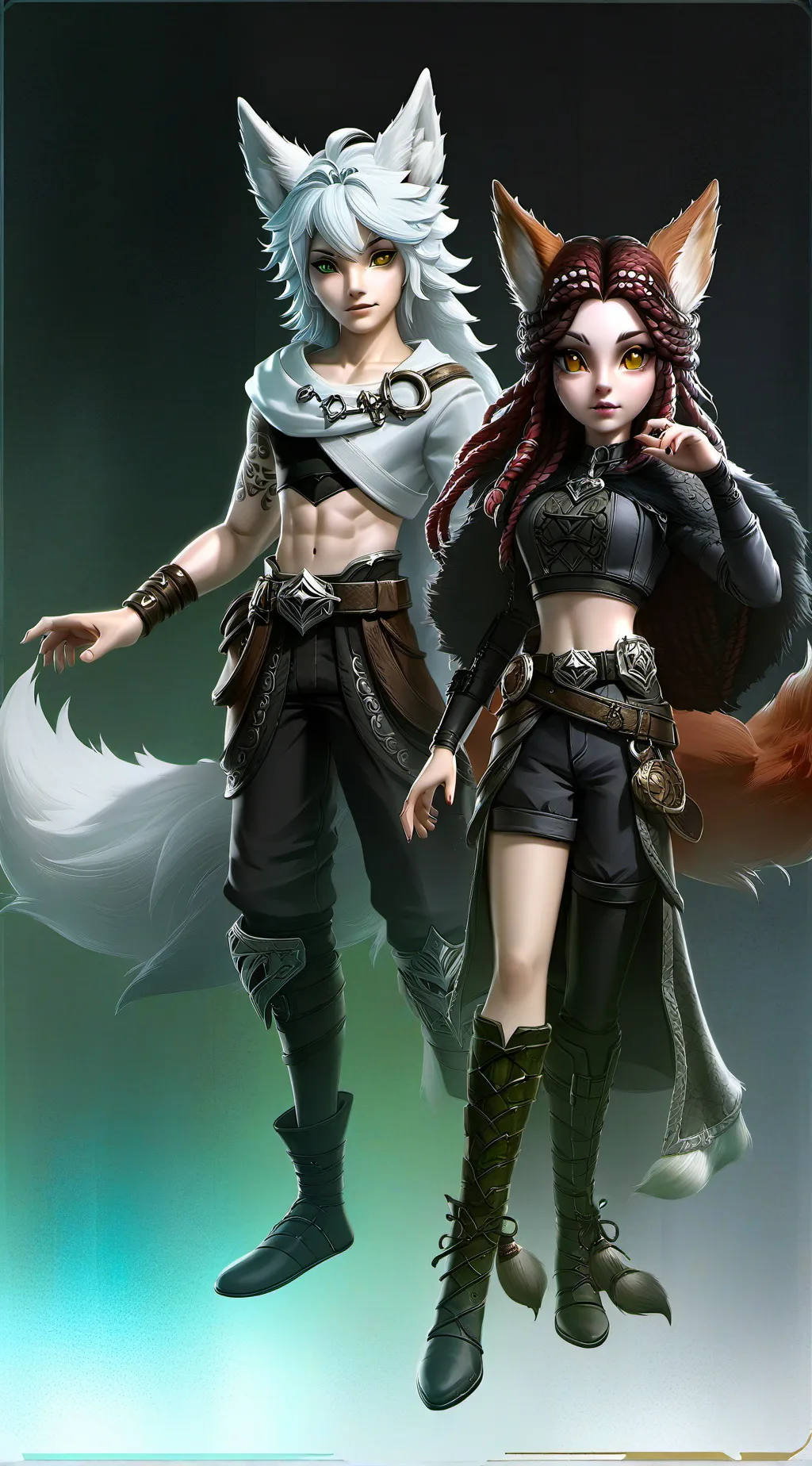 ai character: Roxy and Alphred background