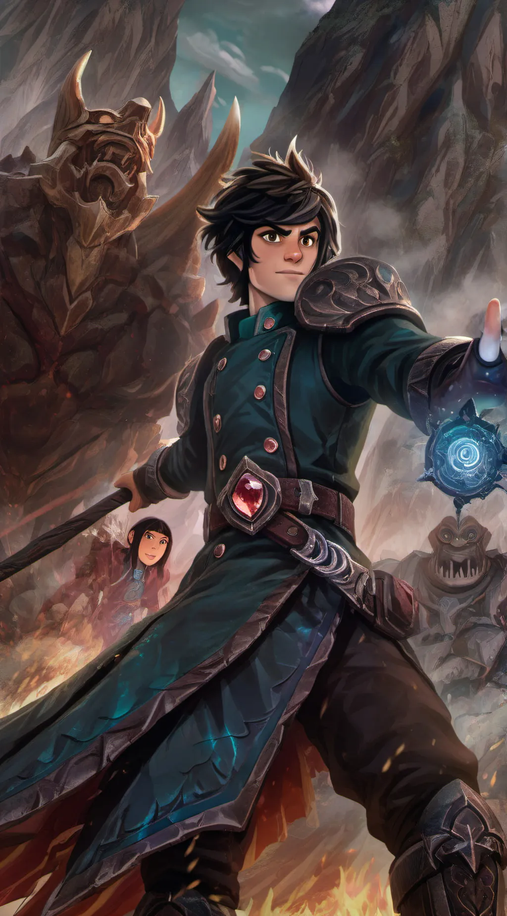 ai character: Trollhunters background