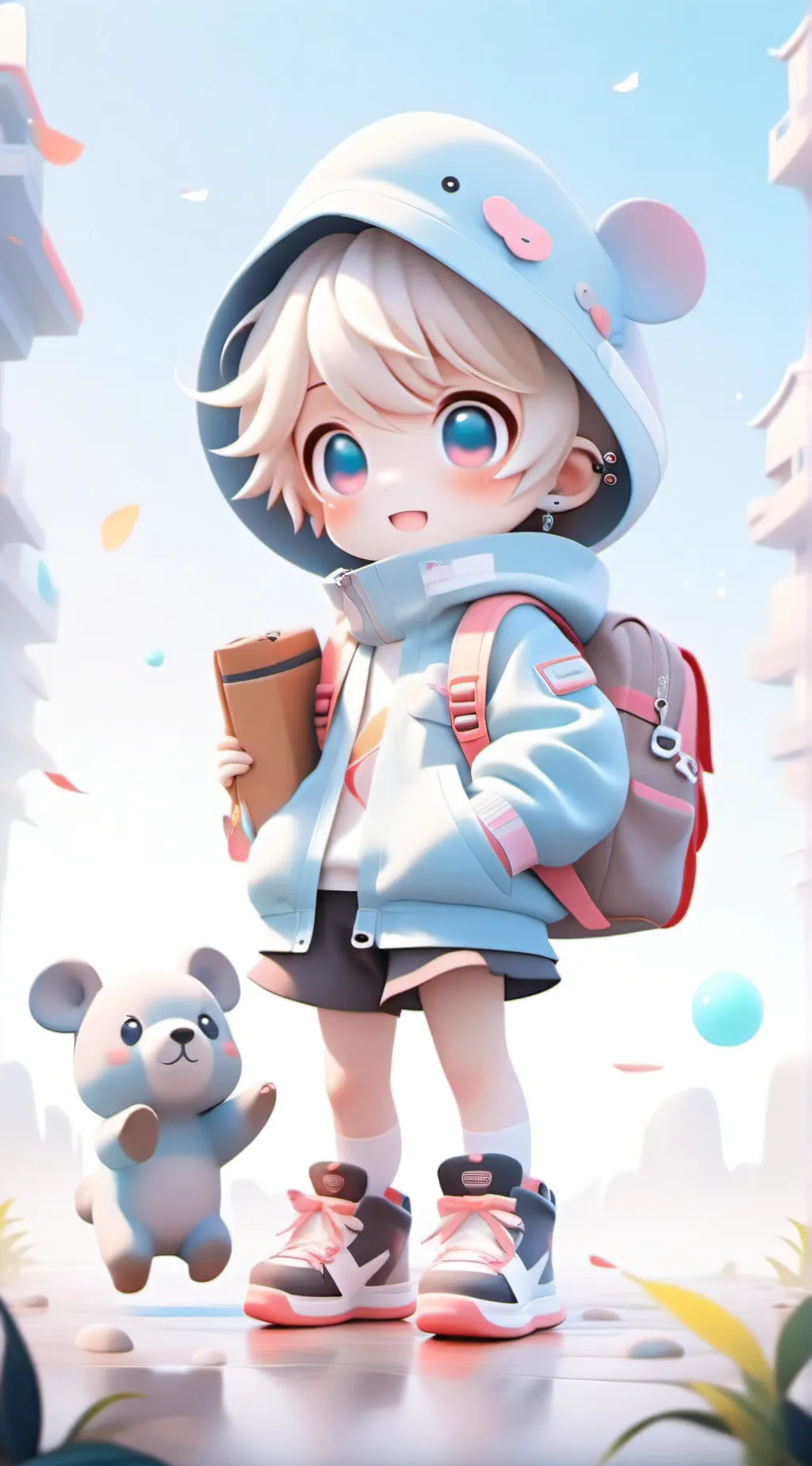 ai character: kids background